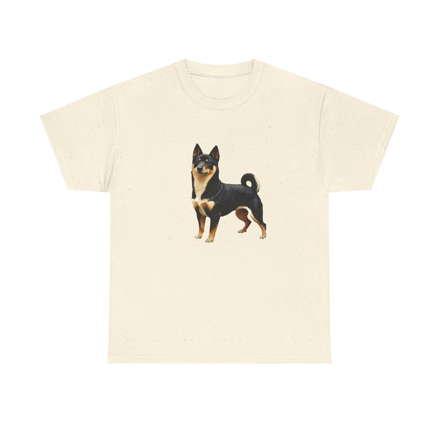Black & Tan Shiba Inu - Unisex Heavy Cotton Tee
