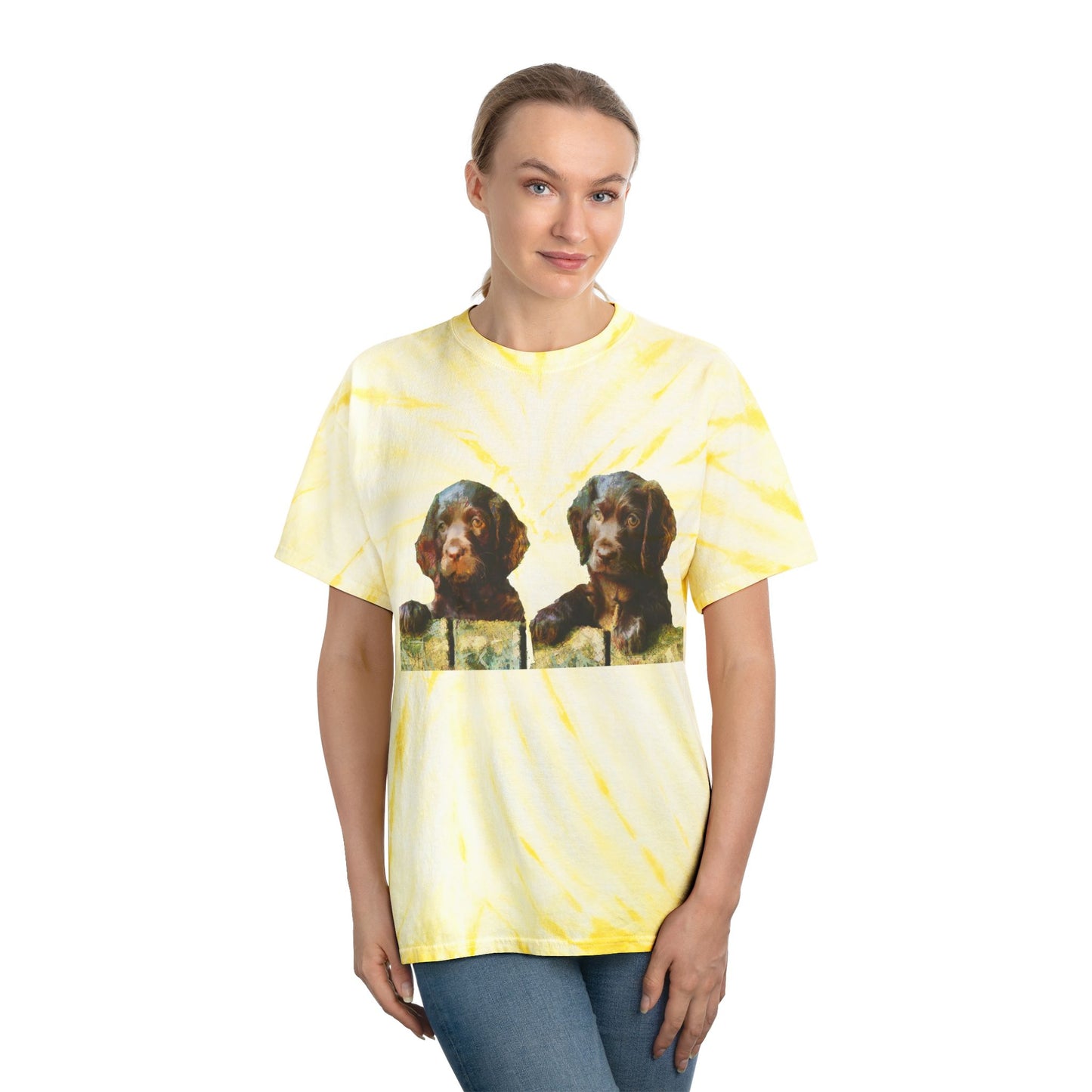 Boykin Spaniels - Classic Tie-Dye Tee, Cyclone