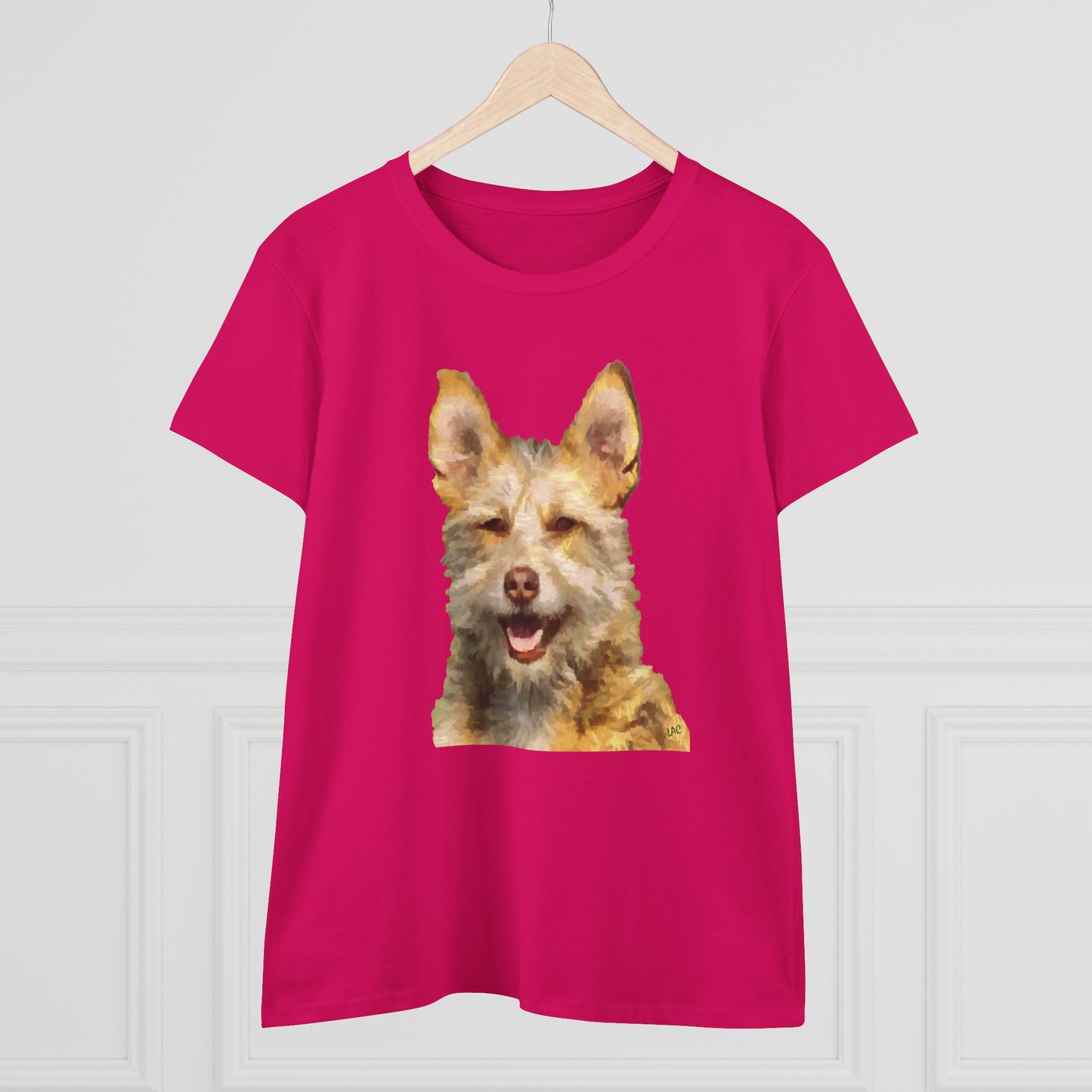 Portuguese Podengo Women's Midweight Cotton Tee