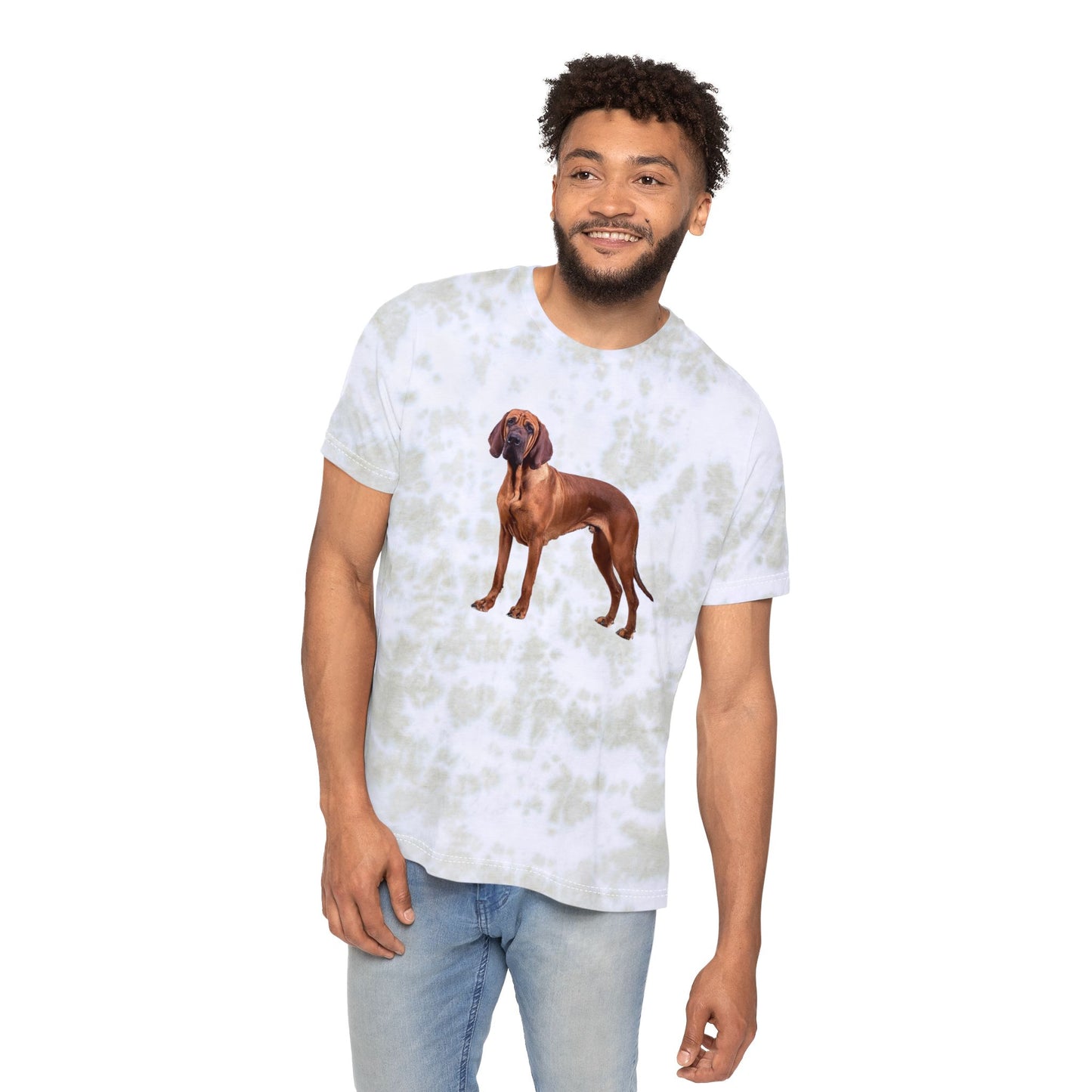 Bloodhound Unisex Fashion Tie-Dyed T-Shirt