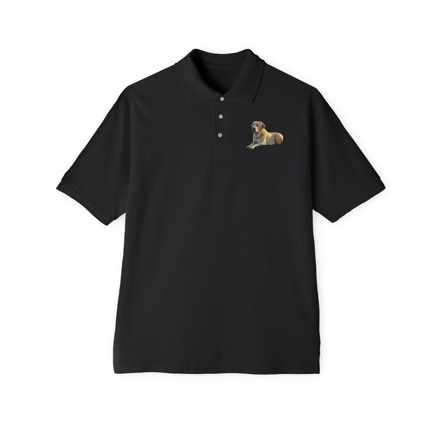 Broholmer - Danish Mastiff Men's Piqué Polo Shirt