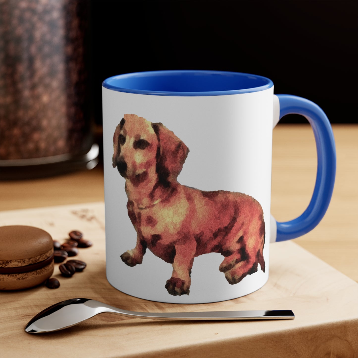 Dachshund 'Simone' Ceramic Accent Coffee Mug, 11oz