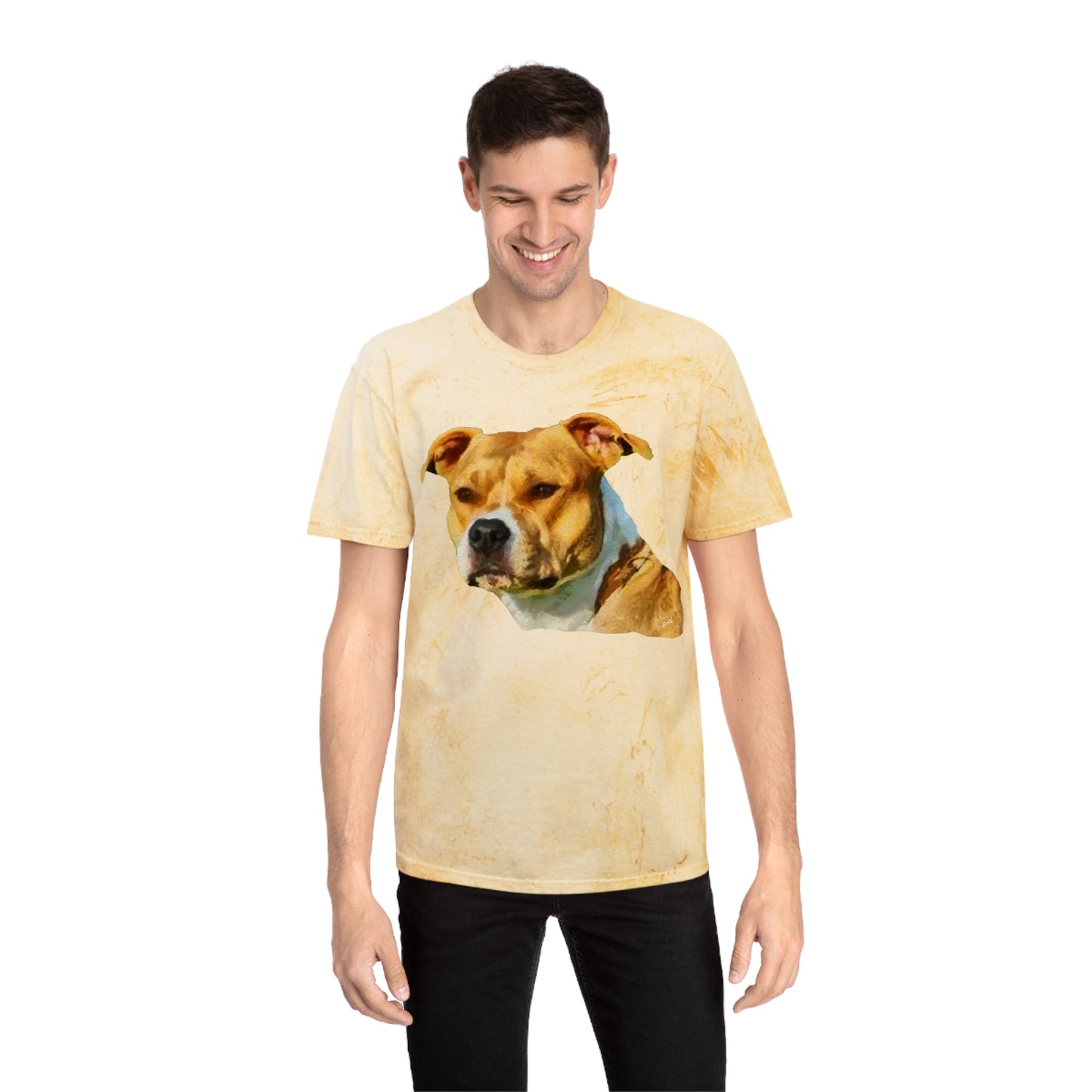 Pit Bull 'Herculese' Unisex Cotton Color Blast T-Shirt