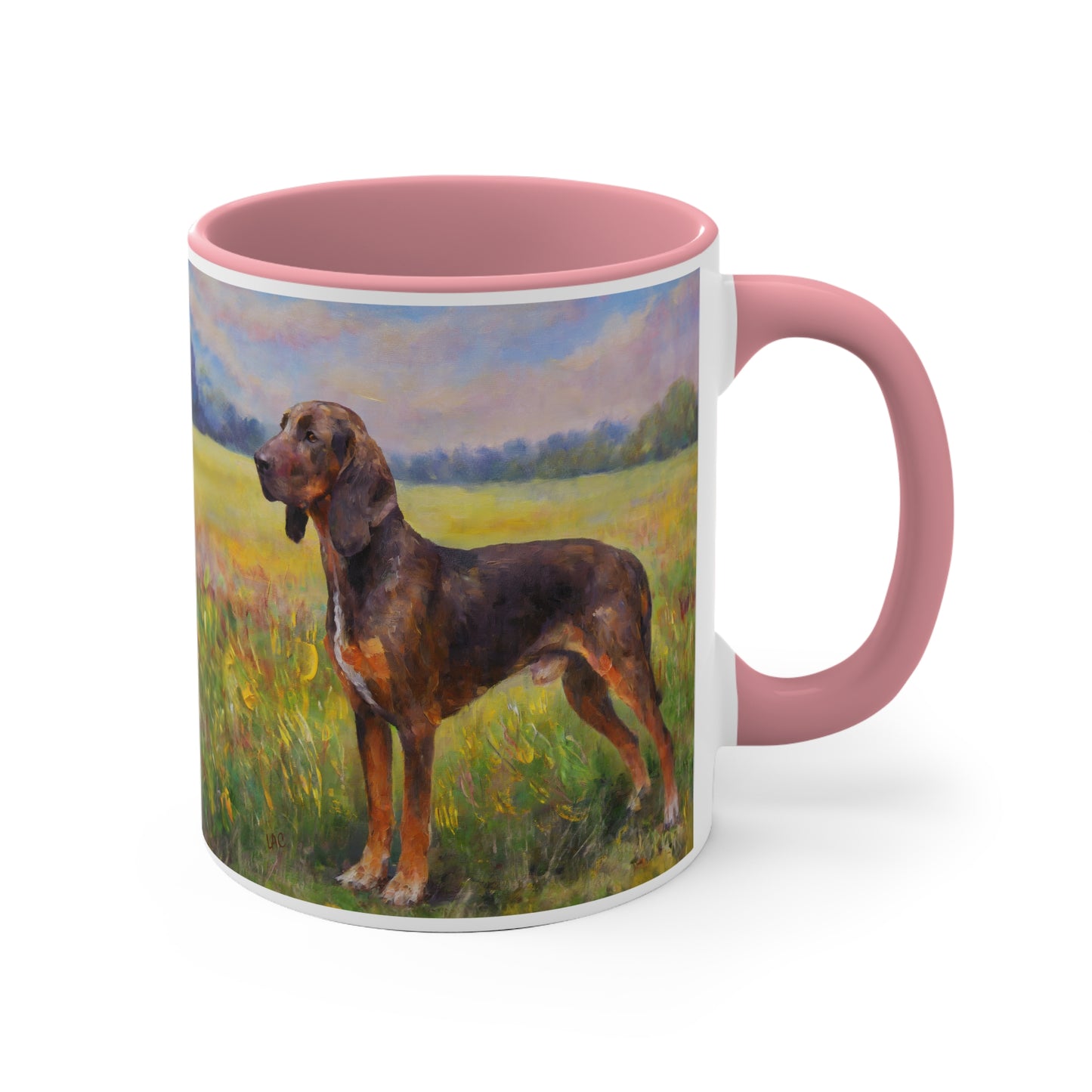 Plott Hound 11oz Ceramic Accent Mug