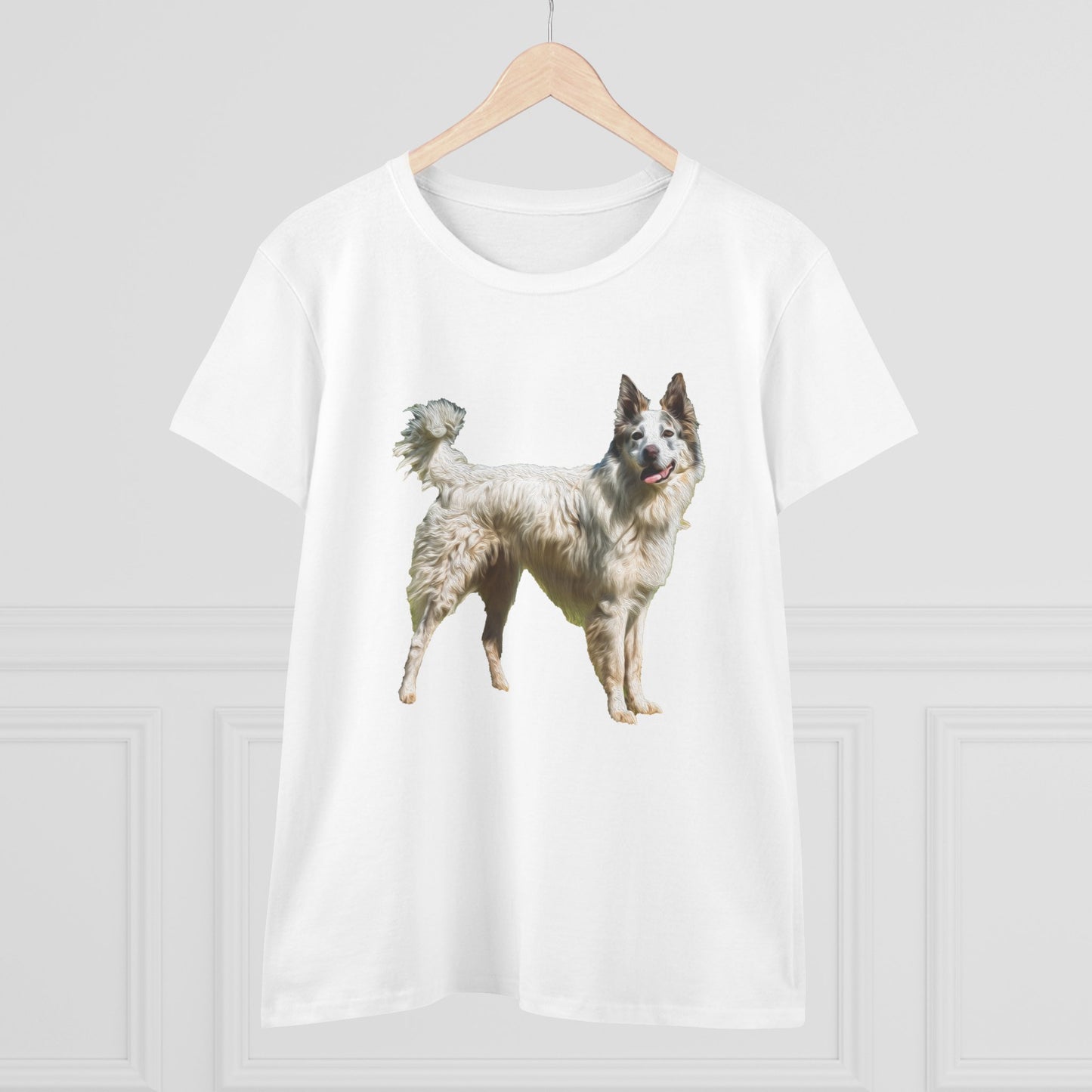 Pyrenean Shepherd Women's Midweight Cotton Tee