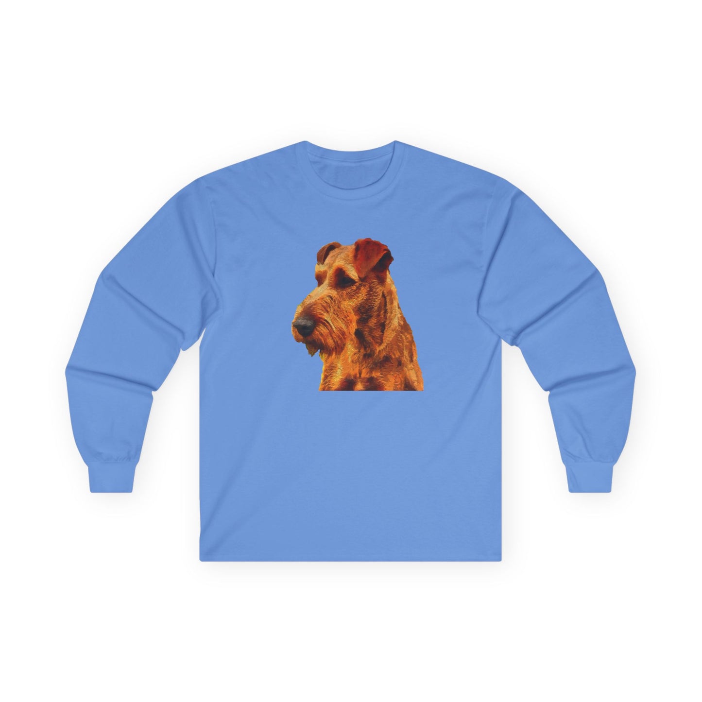 Irish Terrier 'Jocko' Unisex Cotton Long Sleeve Tee