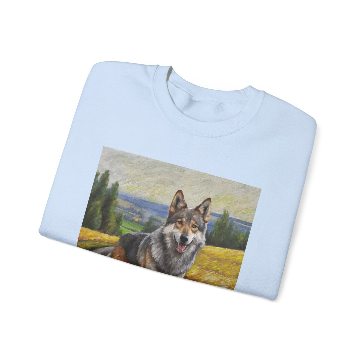 Czechoslovakian Vlcak -Unisex 50/50 Crewneck Sweatshirt