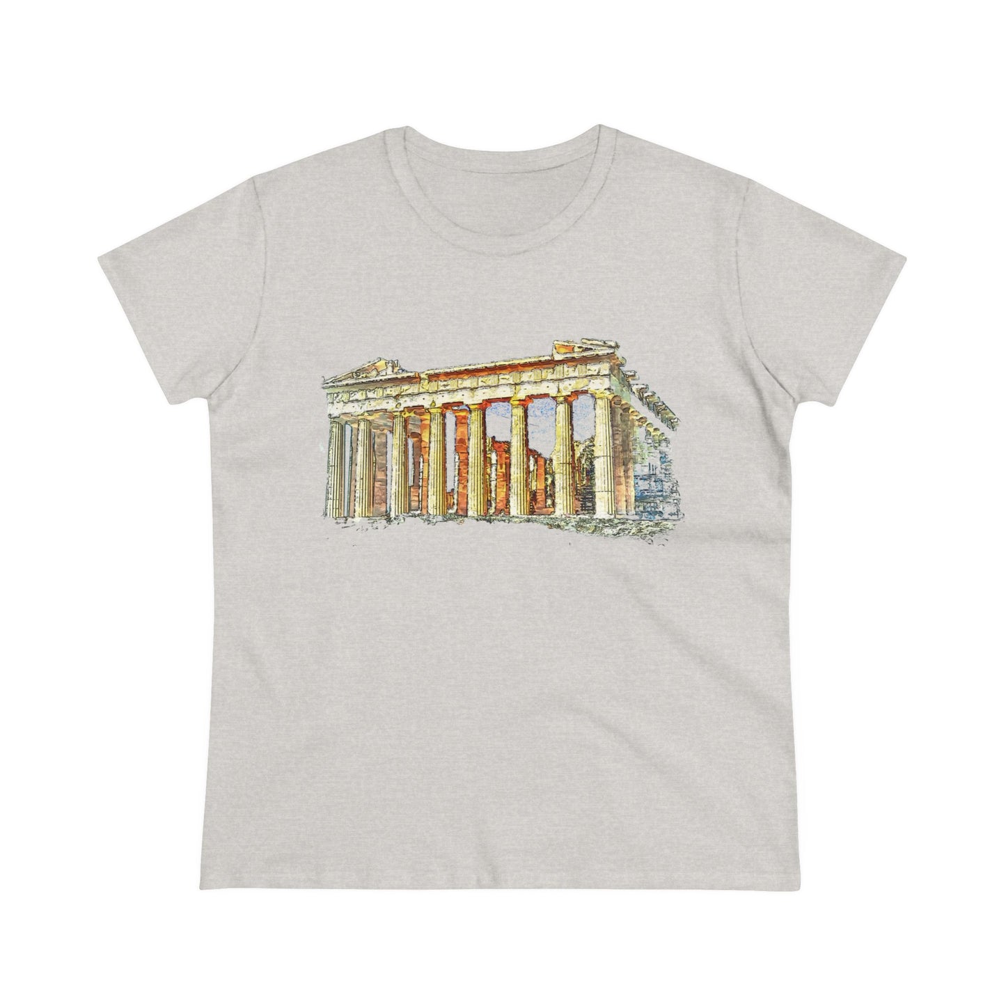 Parthenon Women's Midweight Cotton Tee