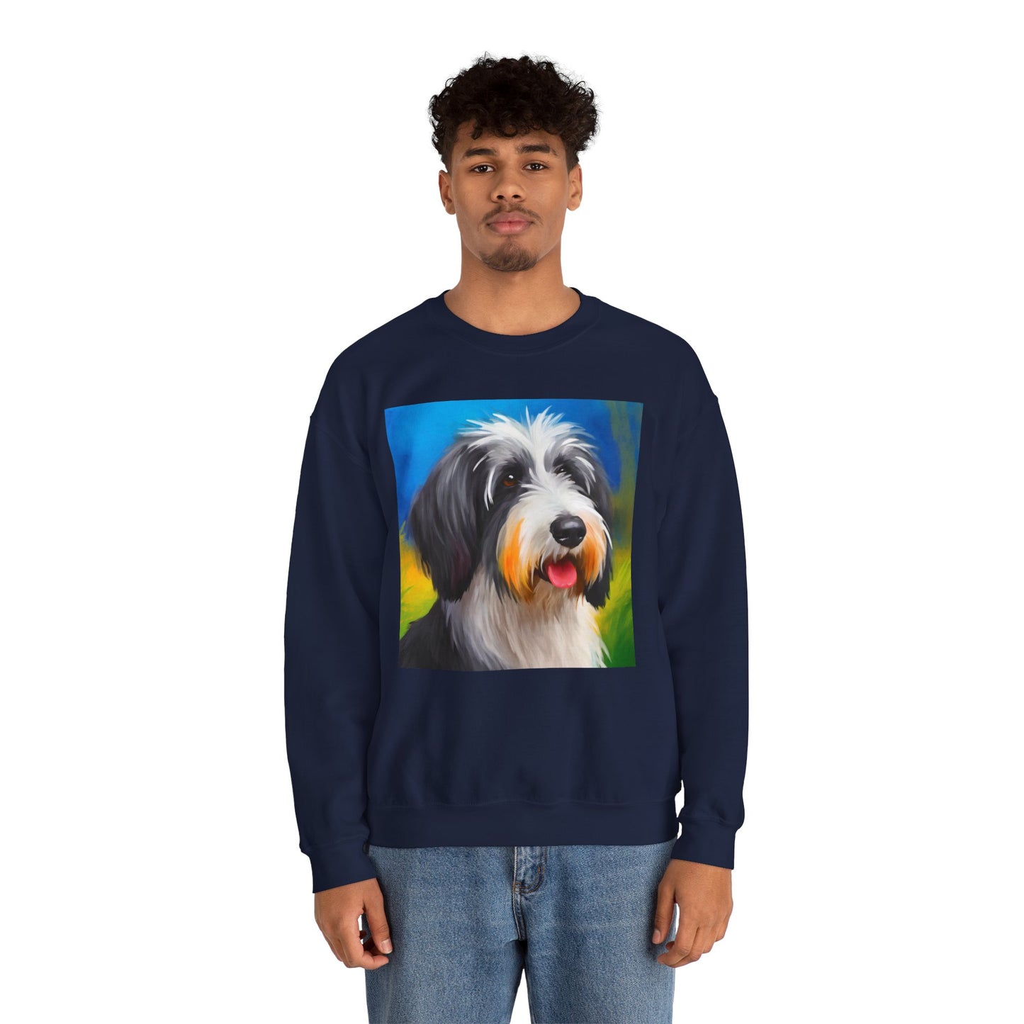 Polish Lowland Sheepdog Unisex Crewneck Sweatshirt