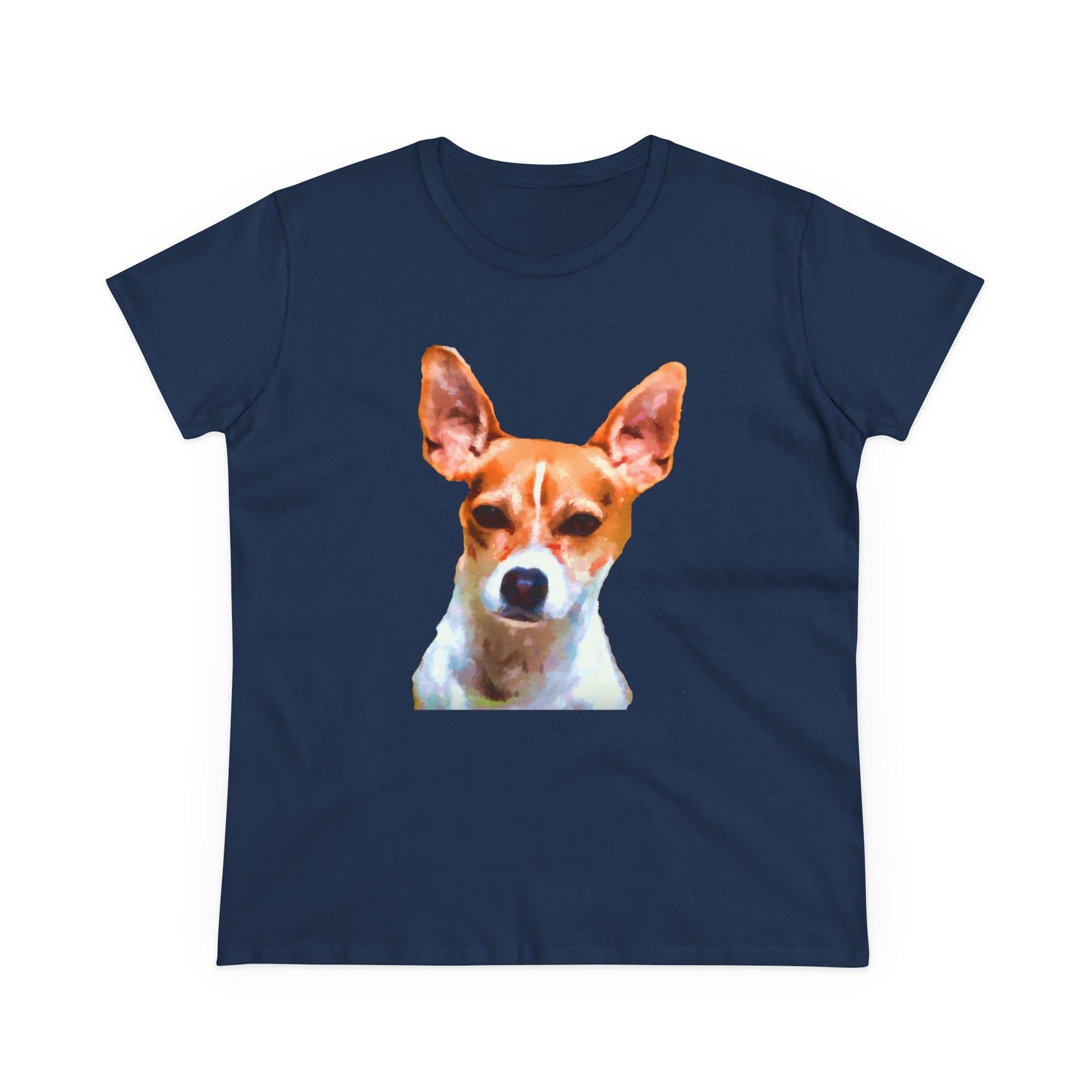 Rat Terrier Women's Midweight Cotton Tee