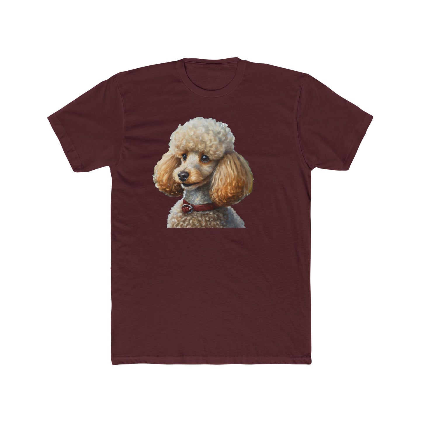 Standard Poodle. - Men's Fitted Cotton Crew Tee