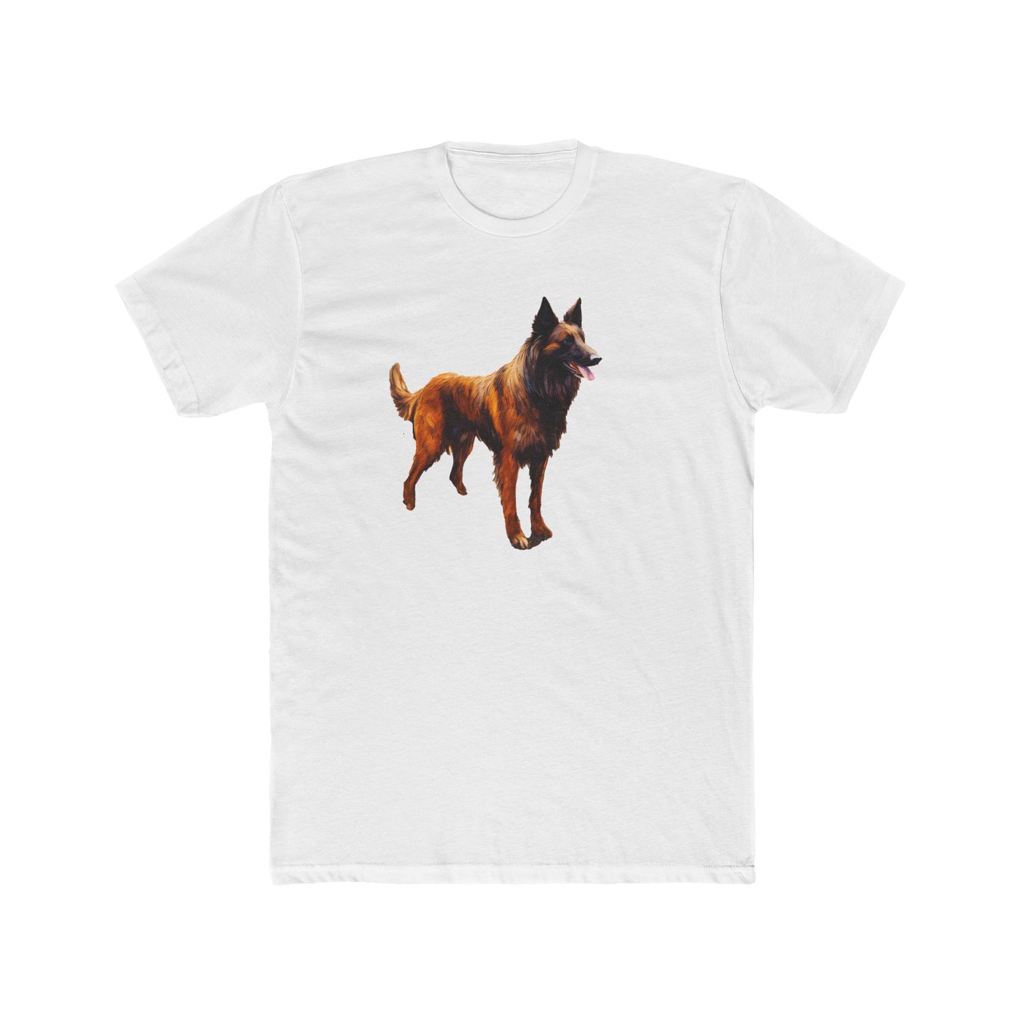 Belgian Tervuren Men's Fitted Cotton Crew Tee