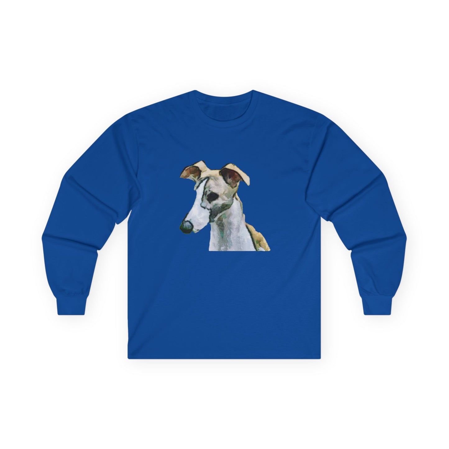 Whippet 'Simba' Classic Cotton Long Sleeve T-Shirt