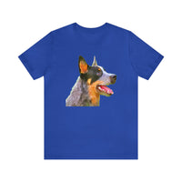 Blue Heeler - Australian Cattle Dog 'Percy' -  Classic Jersey Short Sleeve Tee