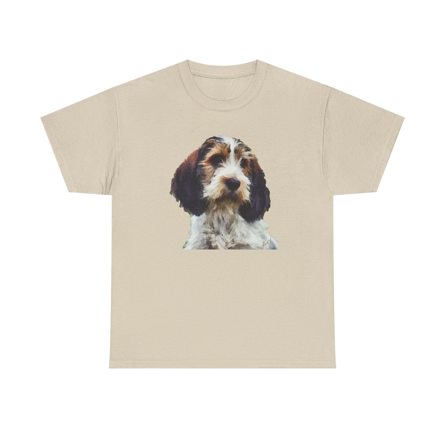 Petit Basset Griffon Unisex Heavy Cotton Tee