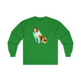 Rough Coated Collie "Ramsey" Classic Cotton Long Sleeve Tee