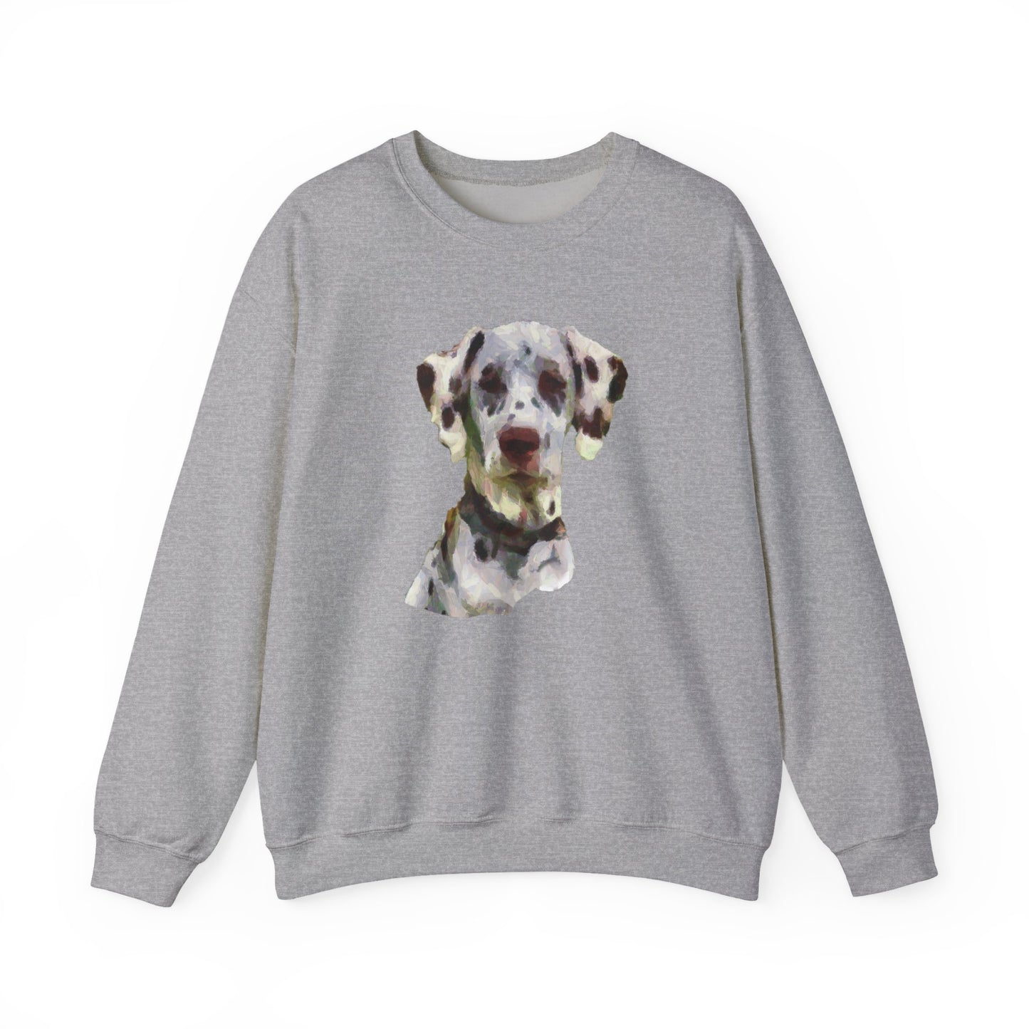 Dalmatian 'Impressionistic' Crewneck Sweatshirt