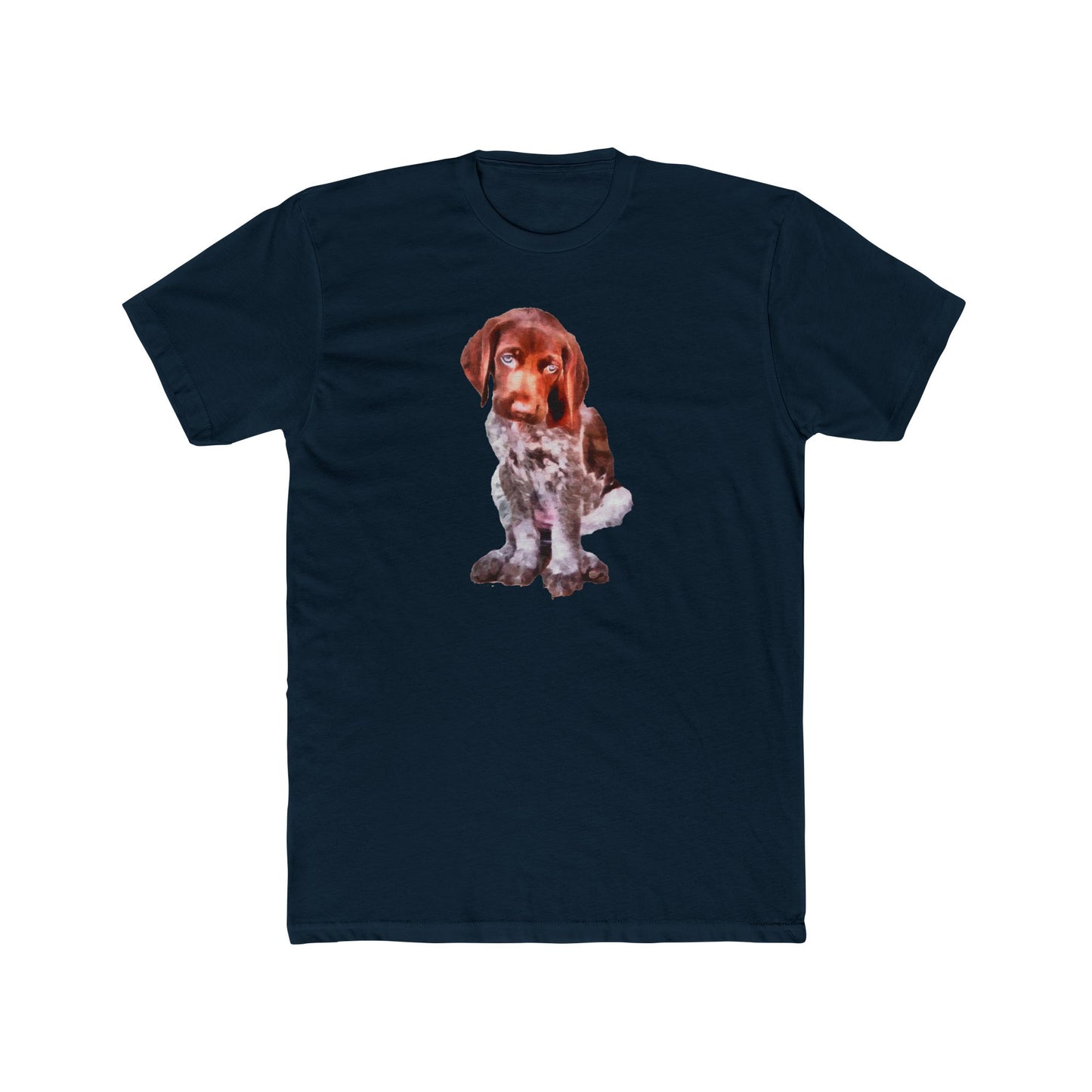 German Short-Hair Pointer 'Benny' Men's Cotton Crew Tee