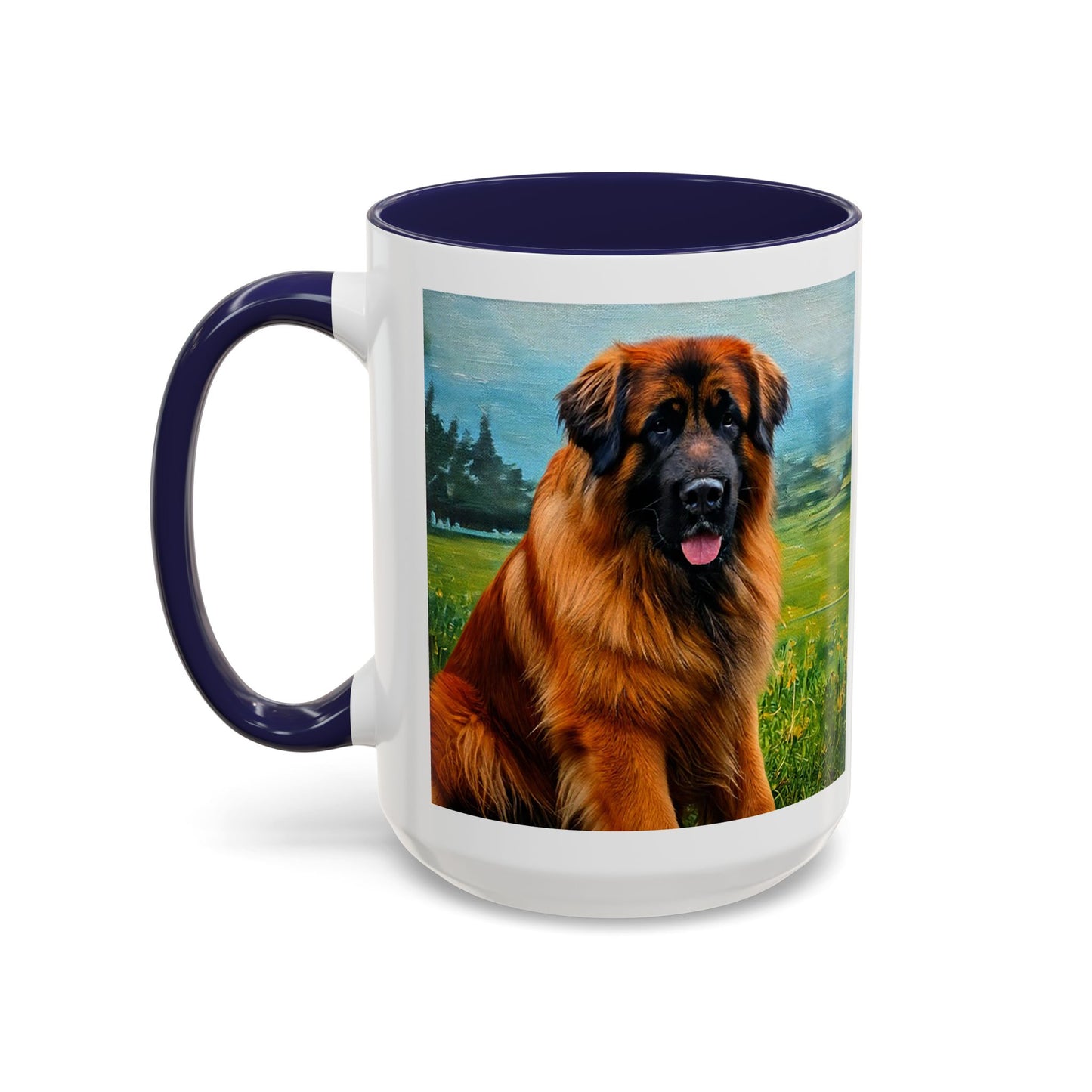 Leonberger Lover Accent Coffee Mug - 11oz & 15oz - Ideal Gift for Pet Owners