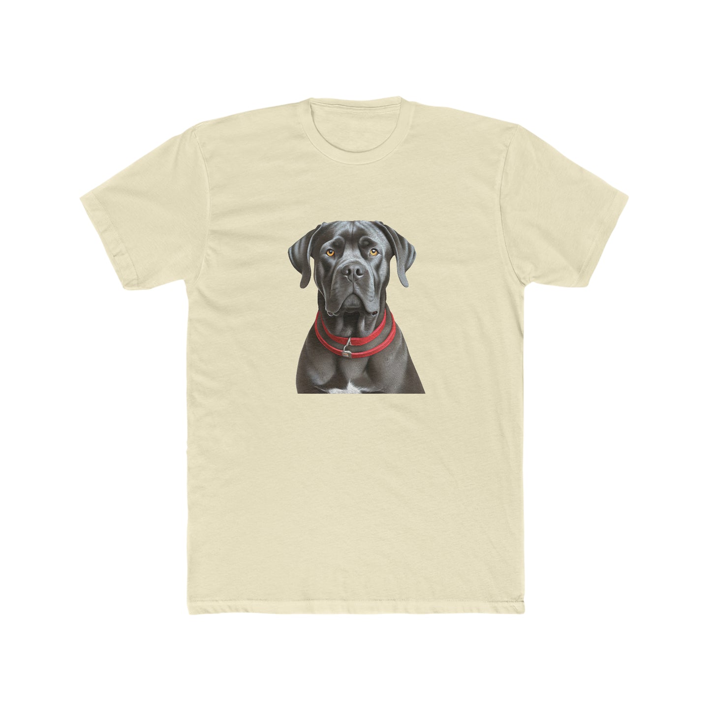 Cane Corso - Men's Fitted Cotton Crew Tee