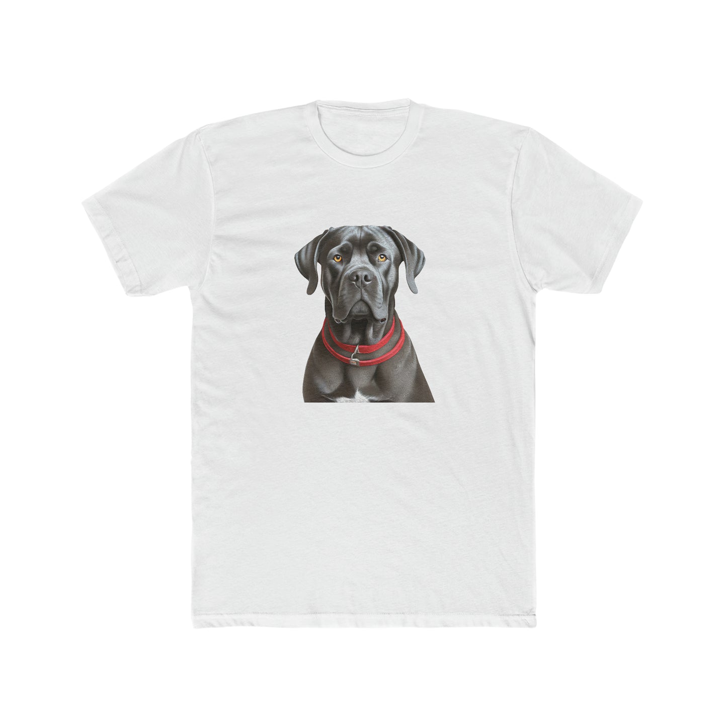Cane Corso - Men's Fitted Cotton Crew Tee