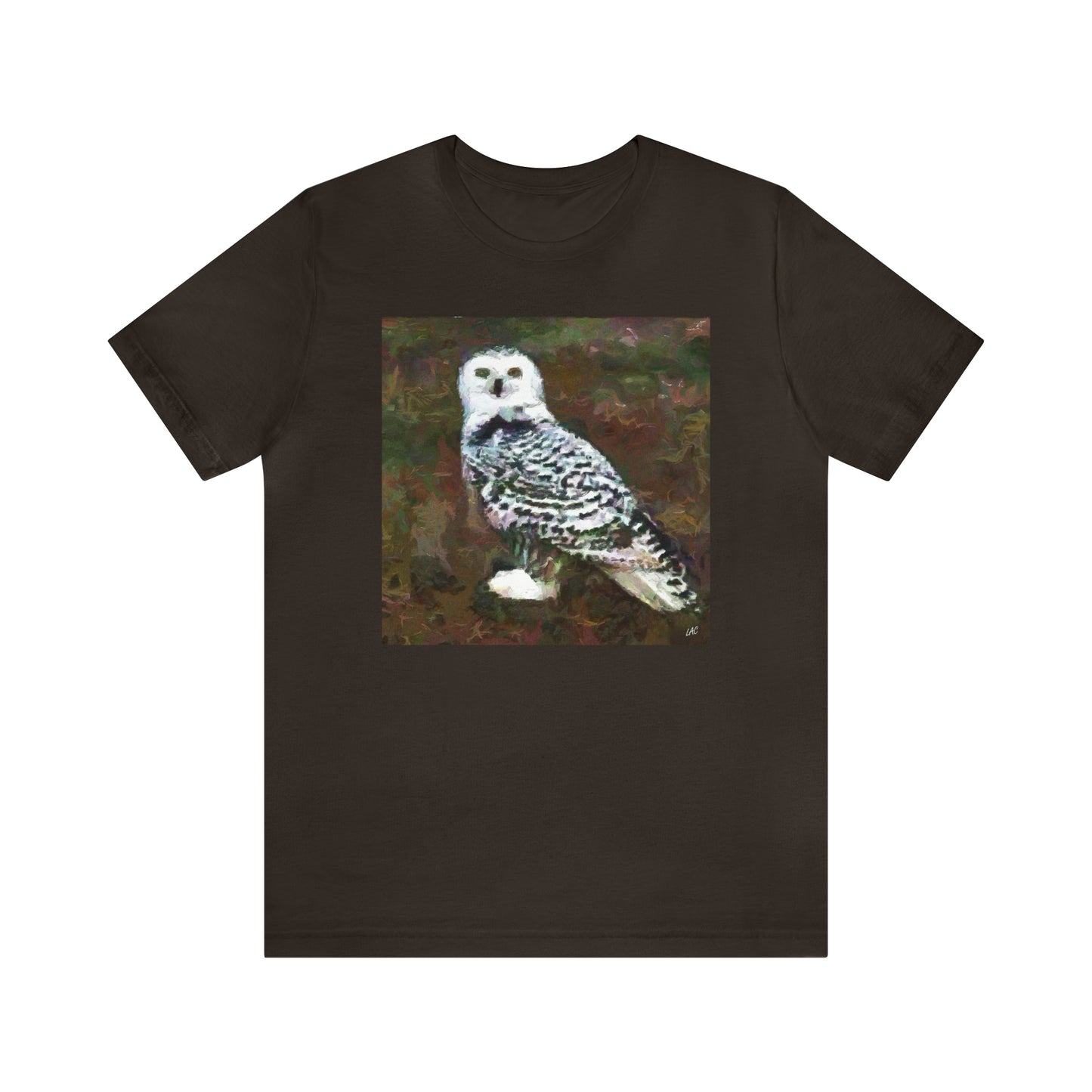 Snowy White Owl - - Classic Jersey Short Sleeve Tee