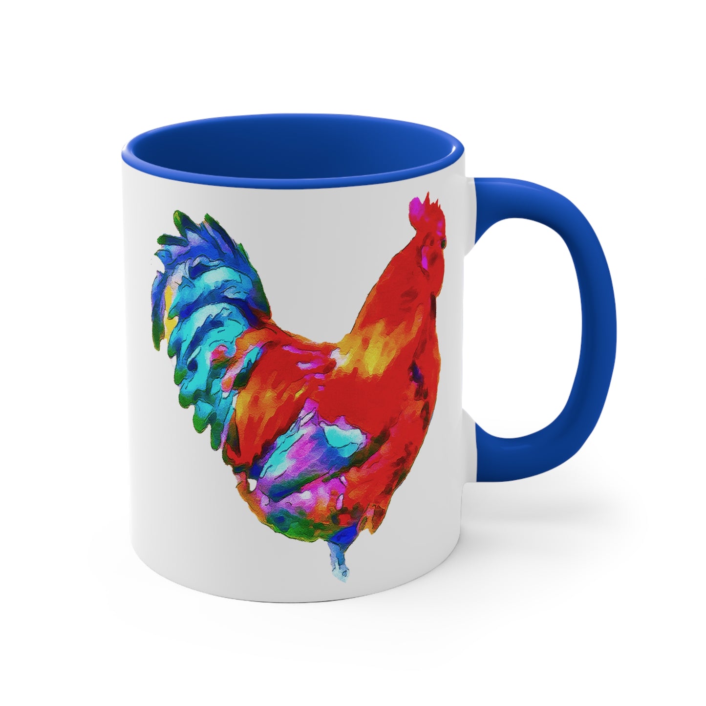 Rooster 'Craw' Accent Coffee Mug, 11oz
