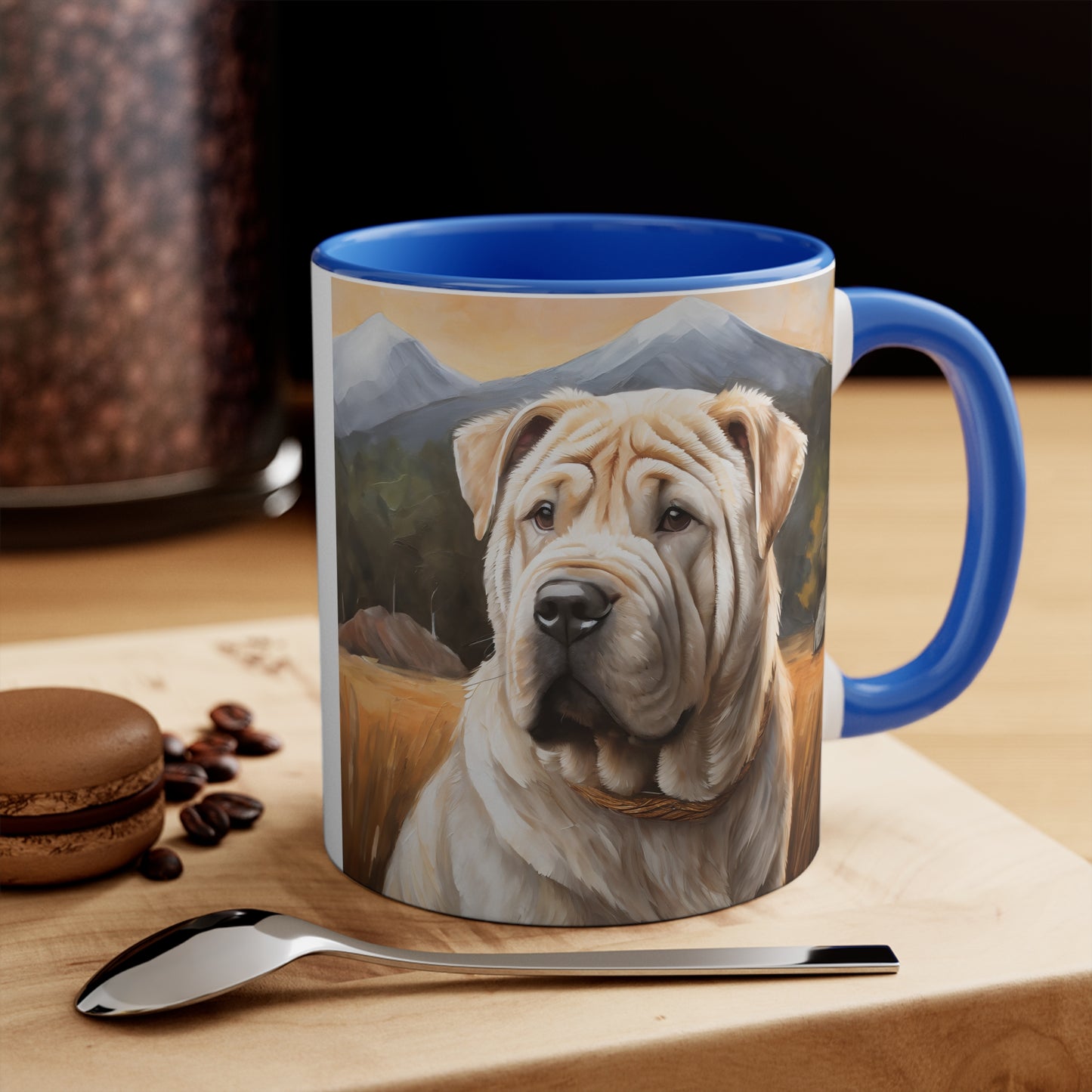 Elegant Chinese Shar-Pei 11oz Ceramic Accent Mug