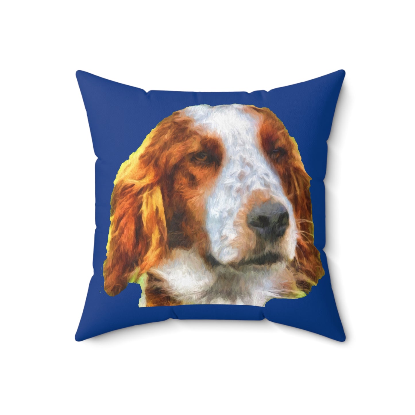 Irish Red & White Setter Spun Polyester Throw Pillow