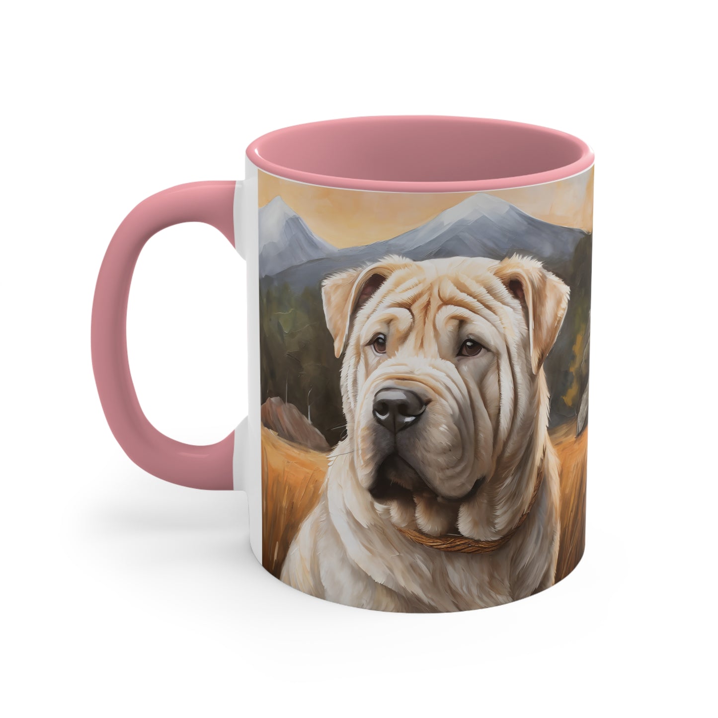 Elegant Chinese Shar-Pei 11oz Ceramic Accent Mug