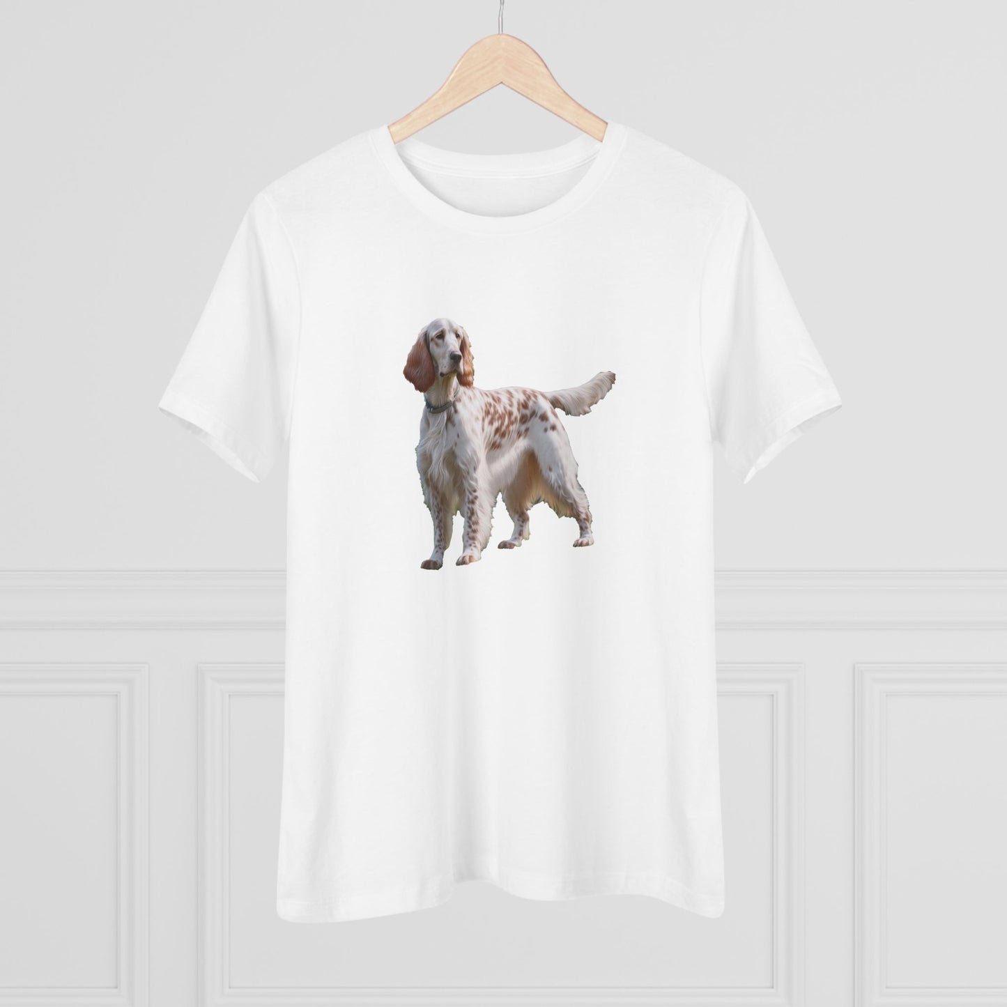 English Setter #4 - Women's Relaxed Fit Cotton Tee