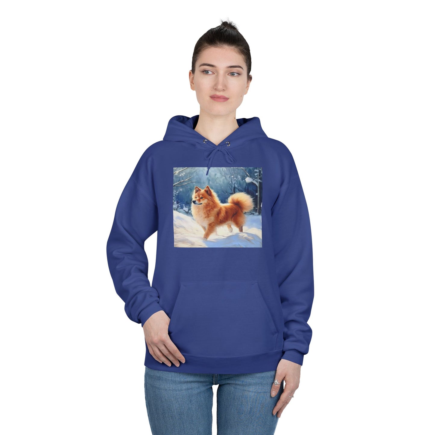 Finnish Spitz - Cozy Fleece Lined Pullover Hoodie