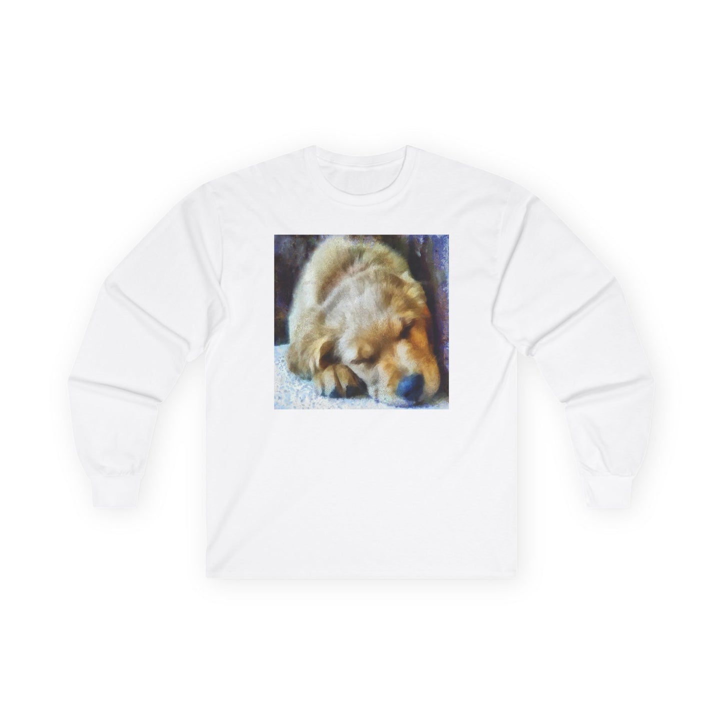 Golden Retriever Zuko Unisex Cotton Long Sleeve Tee