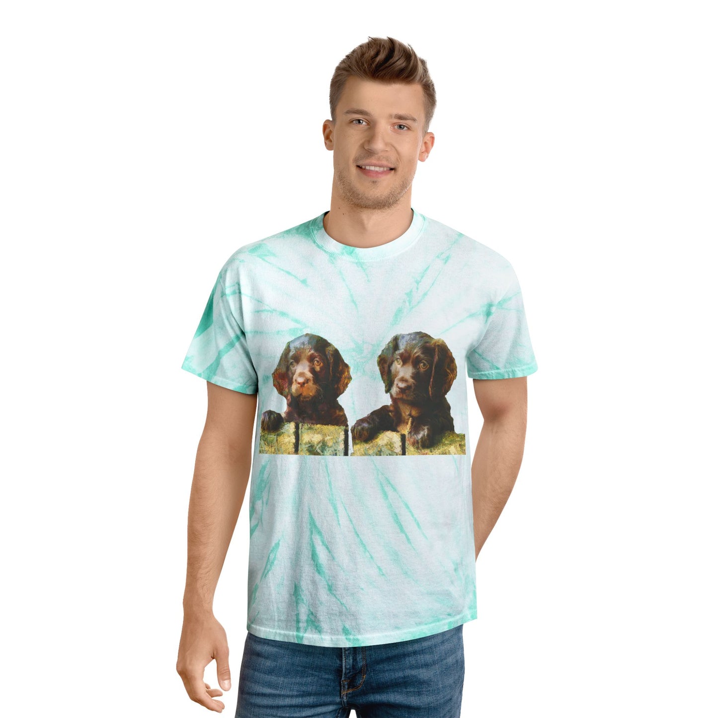 Boykin Spaniels - Classic Tie-Dye Tee, Cyclone