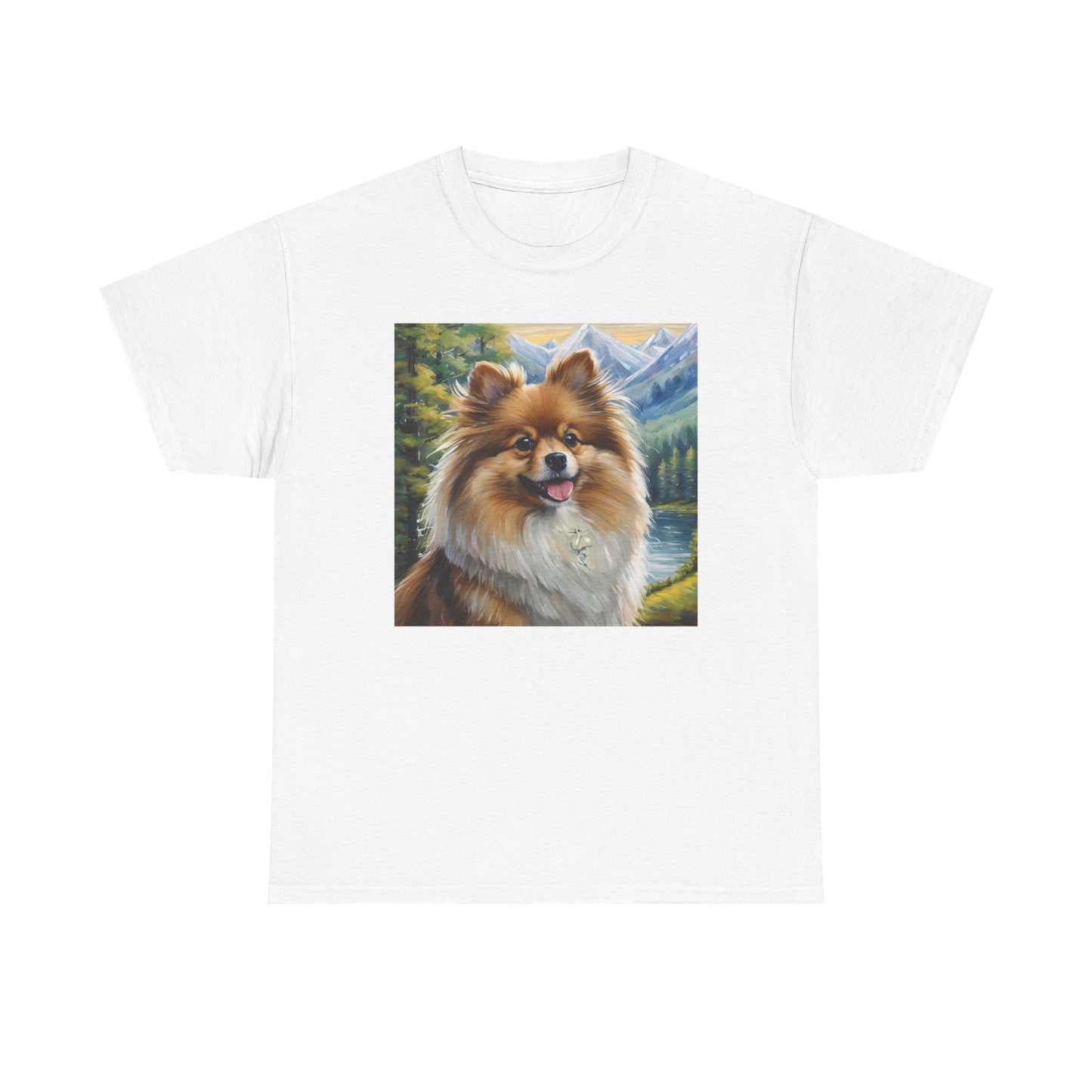 German Spitz Unisex Heavy Cotton Tee