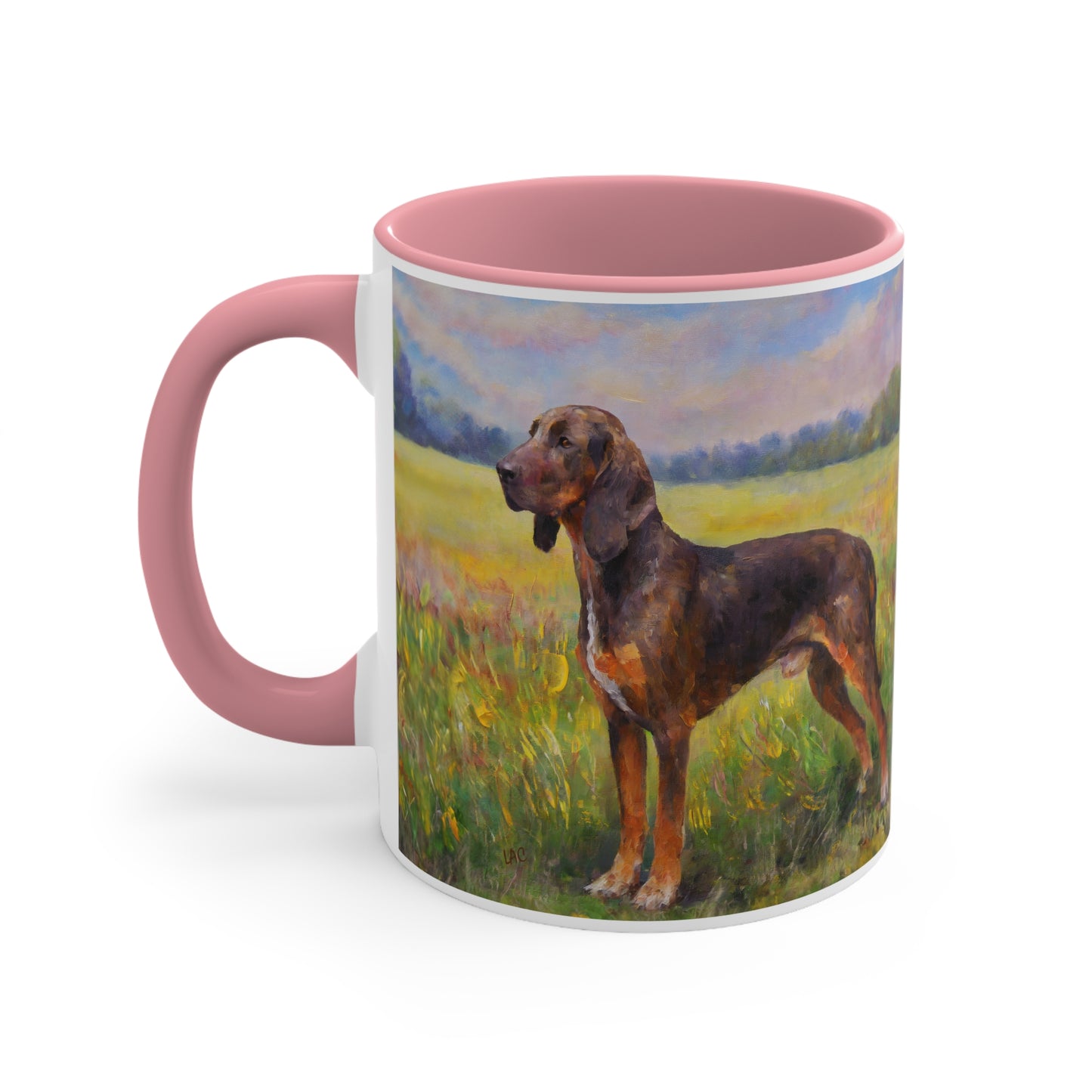 Plott Hound 11oz Ceramic Accent Mug