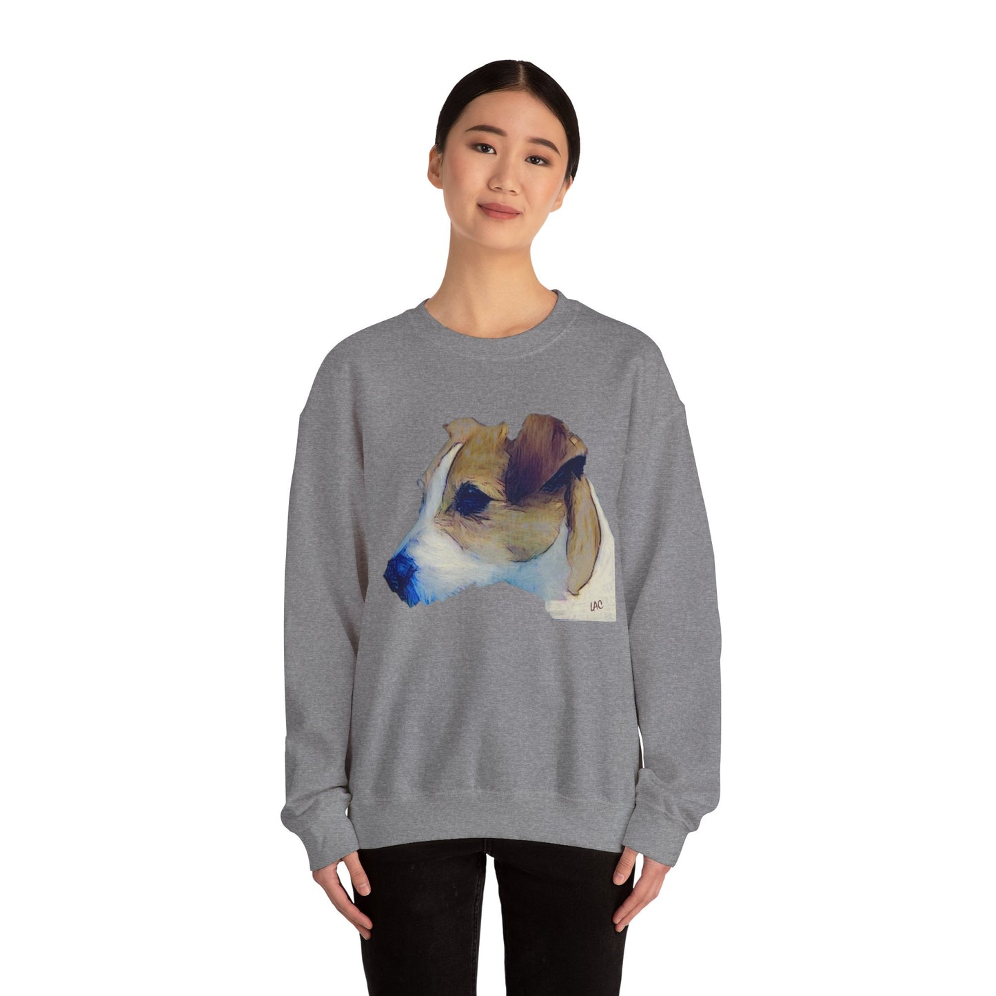 Parson Jack Russell Terrier Unisex Crewneck Sweatshirt