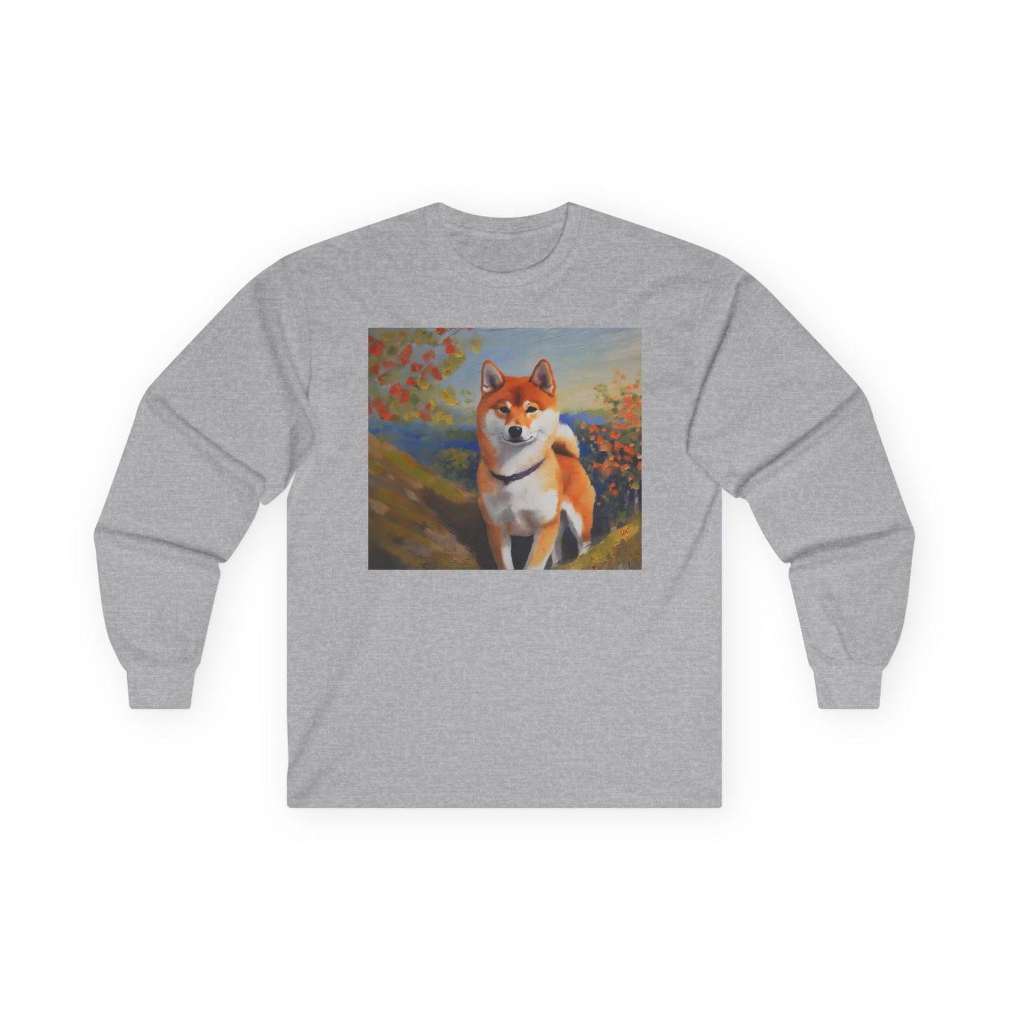 Shiba Inu Cotton Long Sleeve Tee