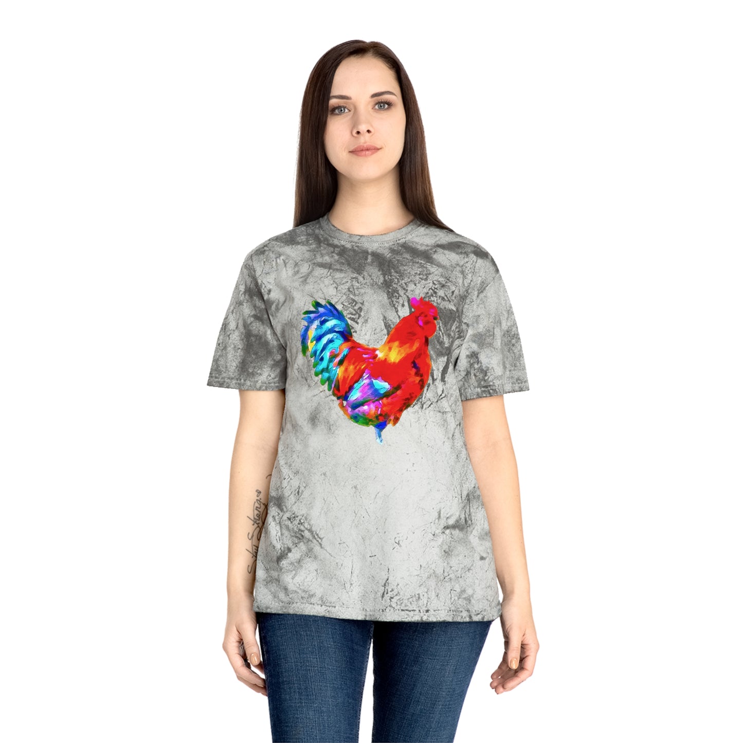 Rooster 'Craw' Unisex Color Blast T-Shirt