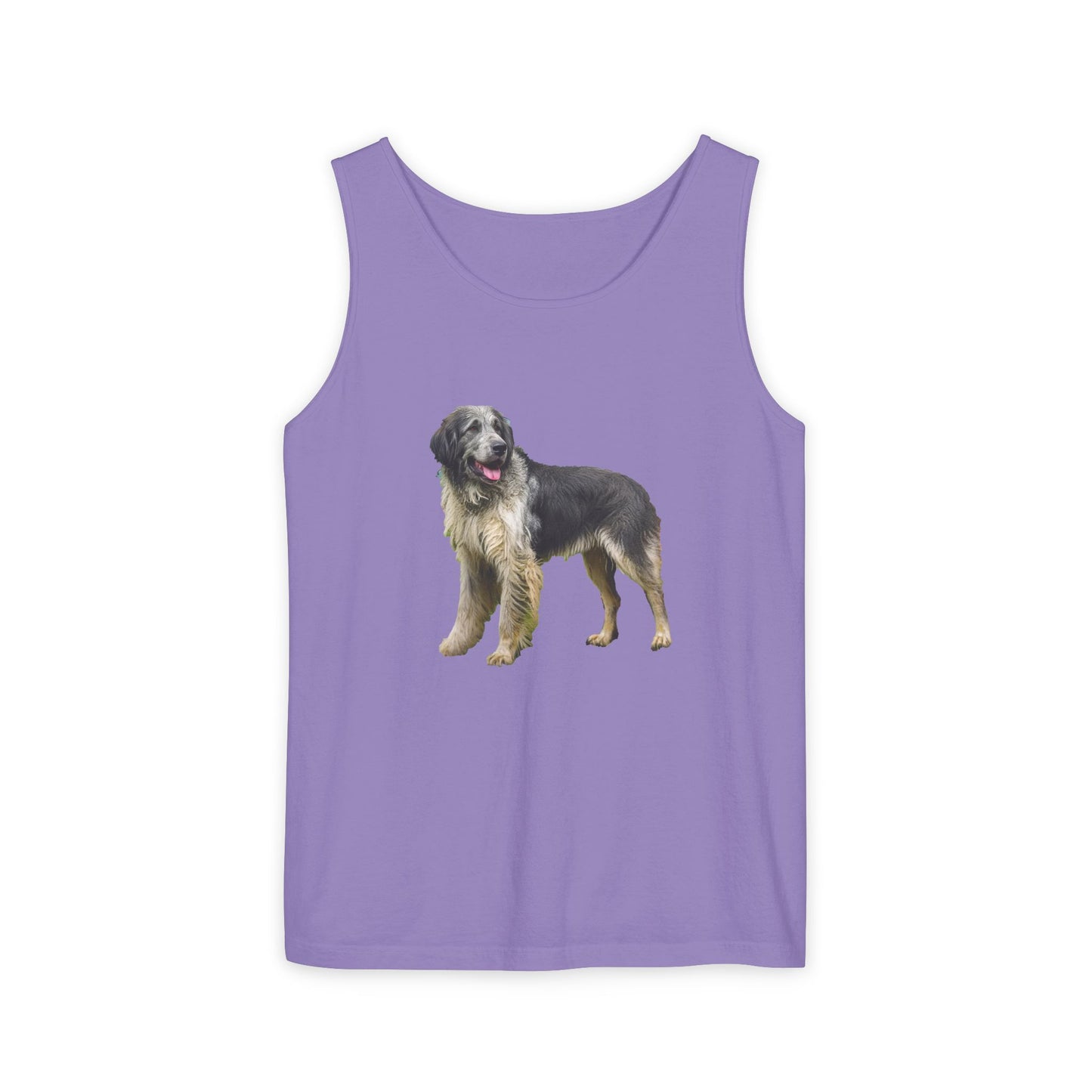 Romanian Carpathian Shepherd Unisex Relaxed Fit Garment-Dyed Tank Top