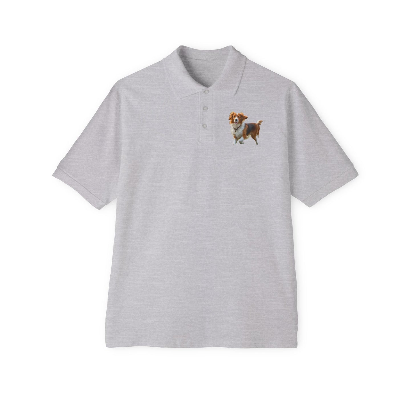 Nederlandse Kooikerhondje - Men's Piqué Polo Shirt