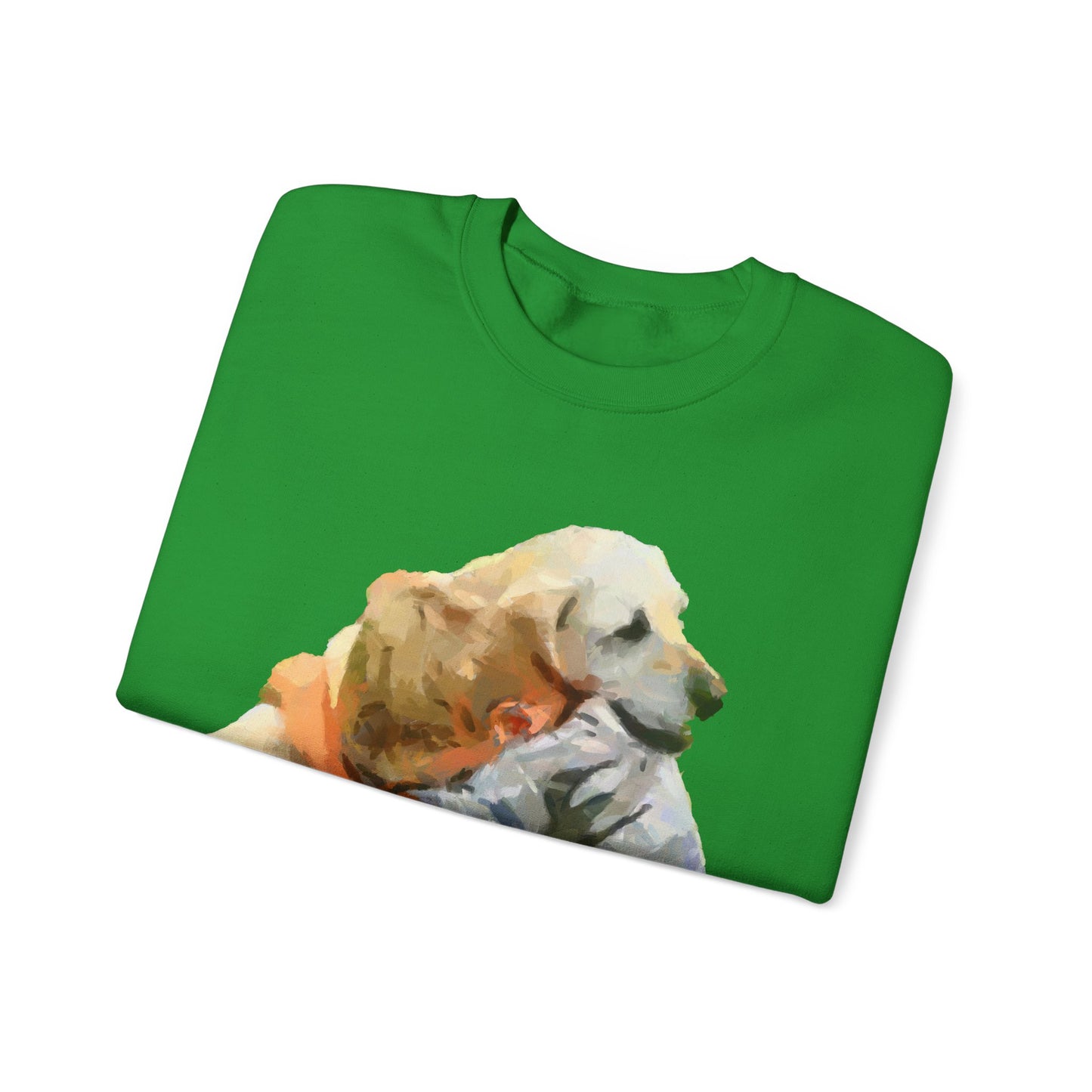 Yellow Labrador Retriever Unisex Crewneck Sweatshirt