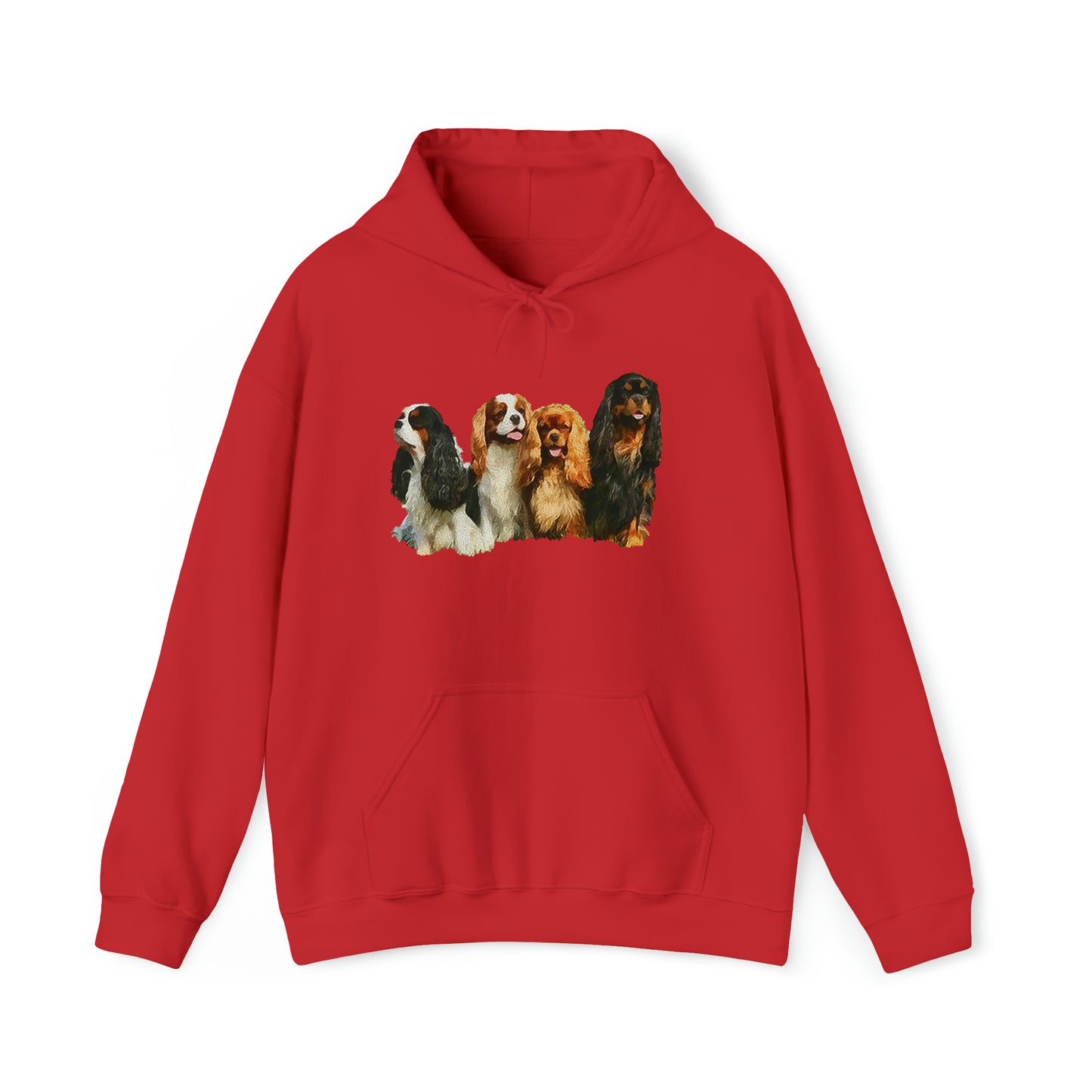 King Charles Spaniels 'Cavalier Club' Unisex 50/50 Hoodie