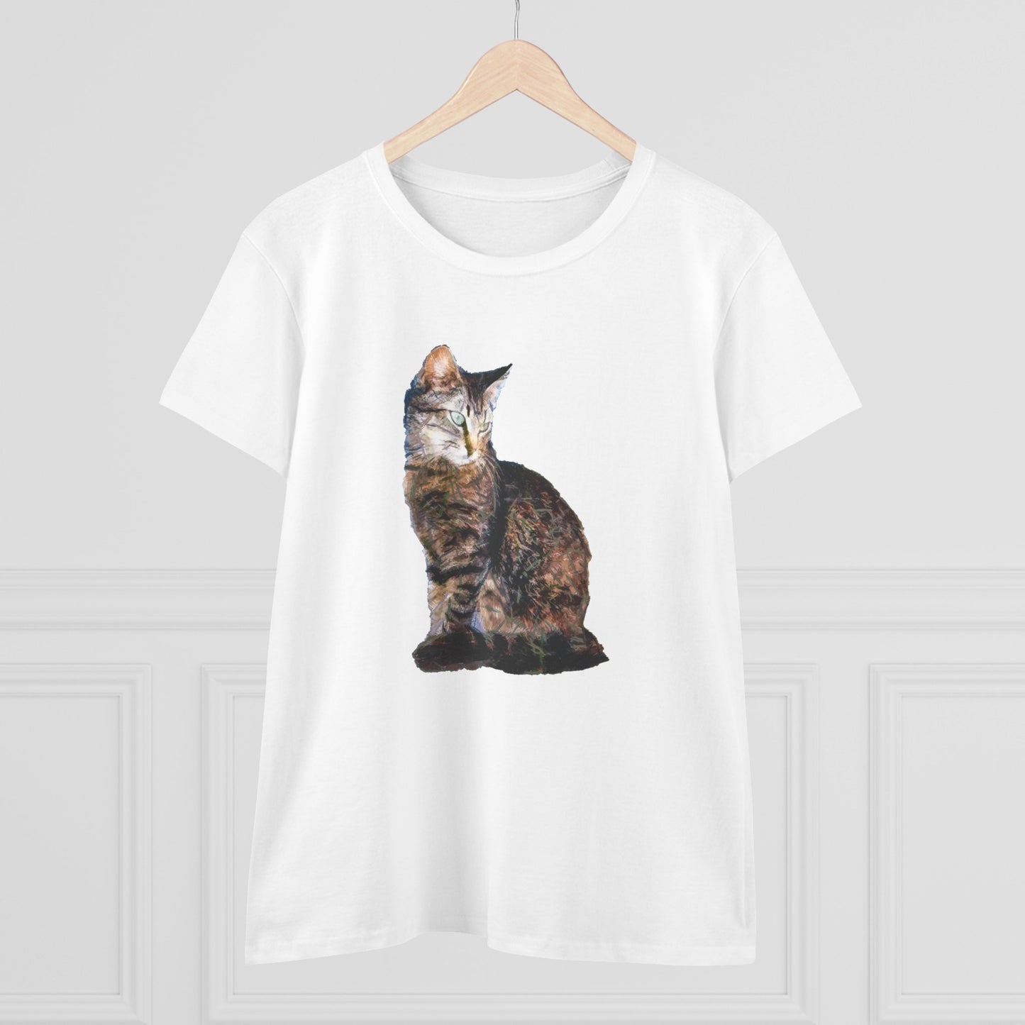 Cats of Greece 'Teris from Tinos' Women's Midweight Cotton Tee