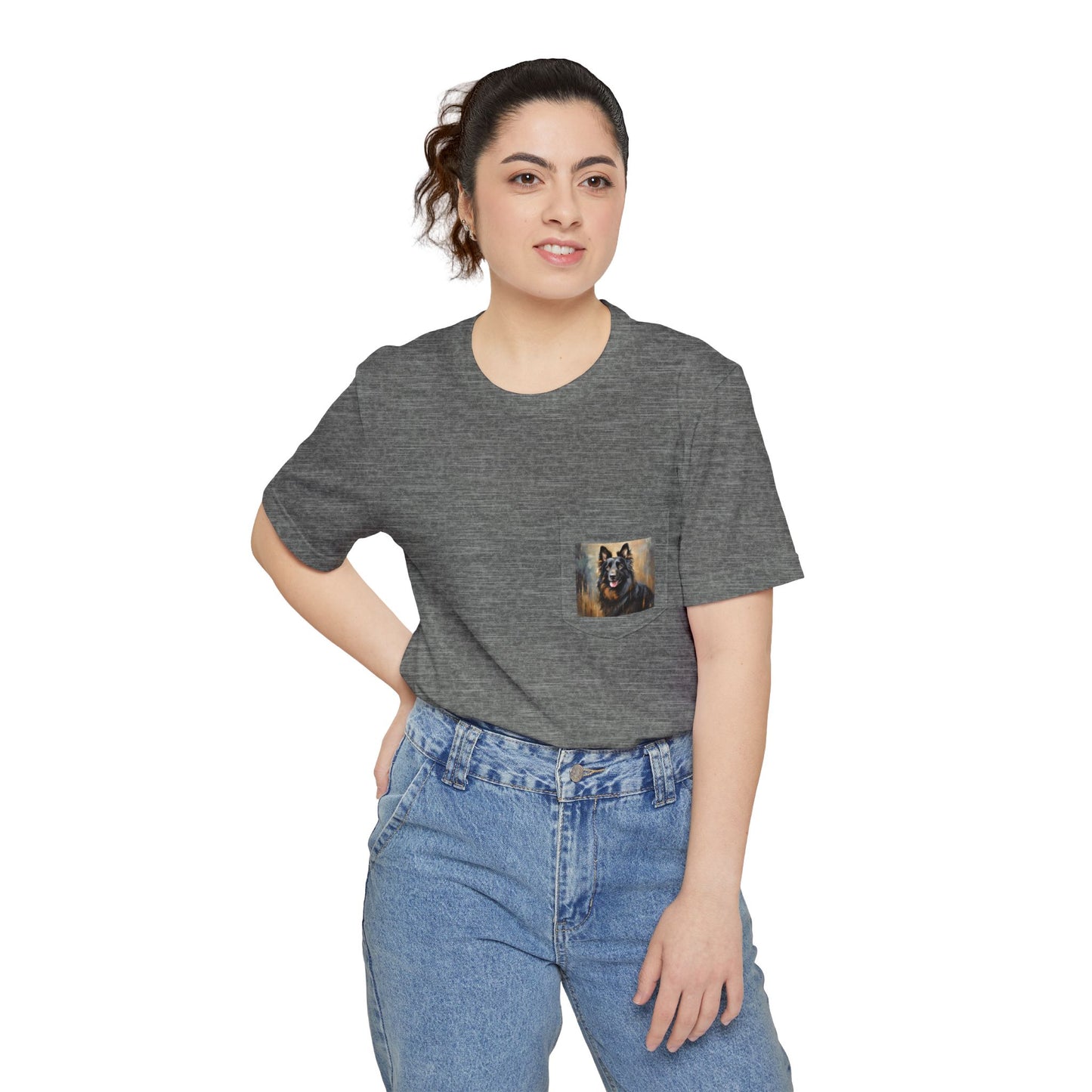 Bohemian Shepherd Ringspun Cotton Pocket T-shirt