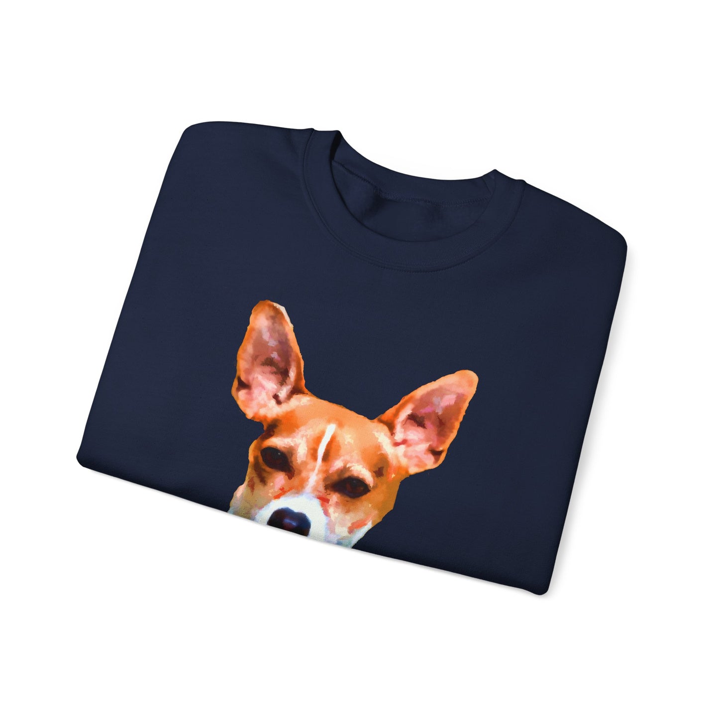 Rat Terrier Unisex 50/50 Crewneck Sweatshirt