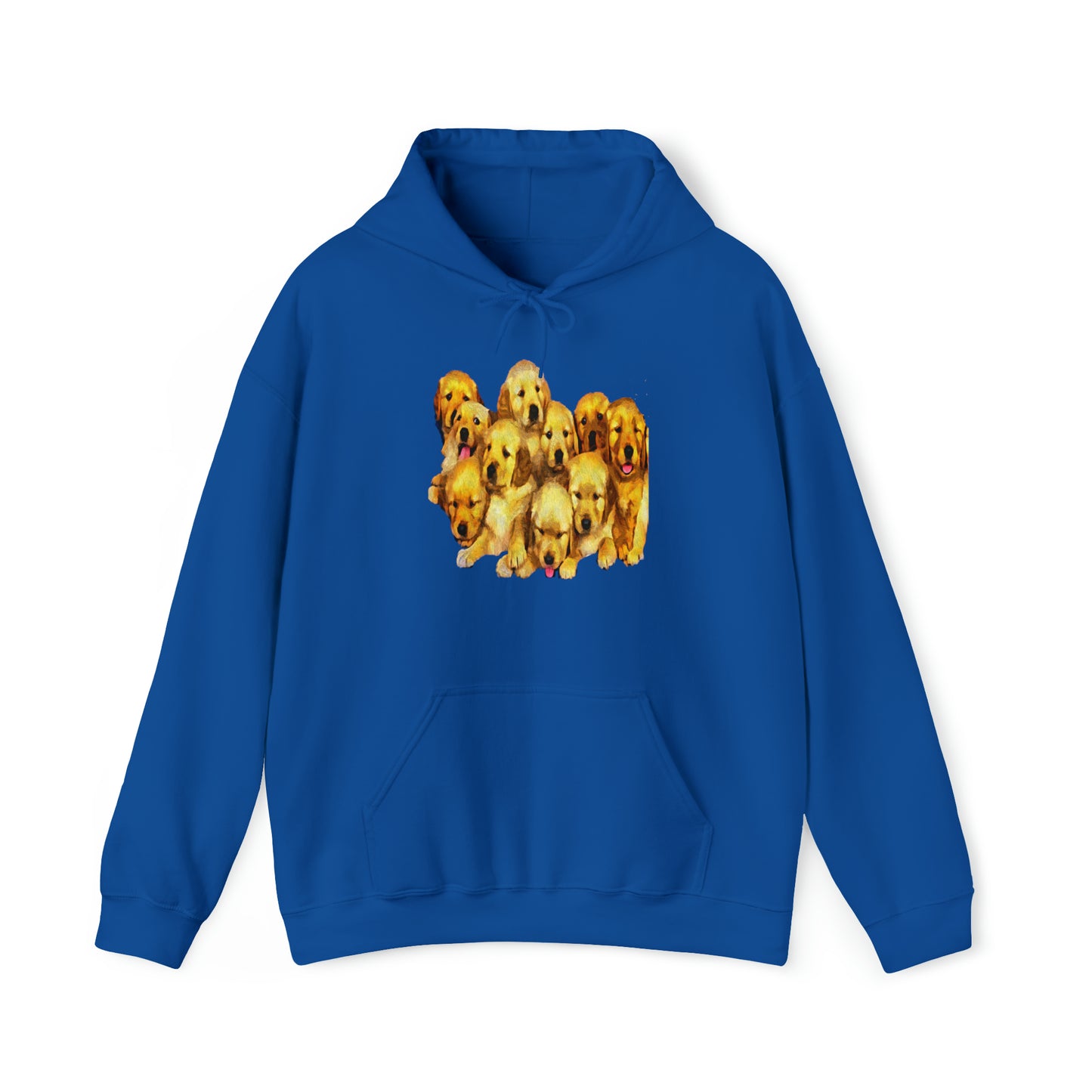 Golden Retriever Puppies Unisex 50/50 Hoodie