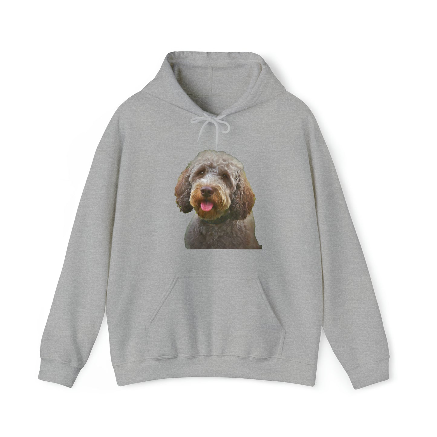 Lagotto Romagnolo 'Italian Truffle Dog' Unisex 50/50 Hooded Sweatshirt