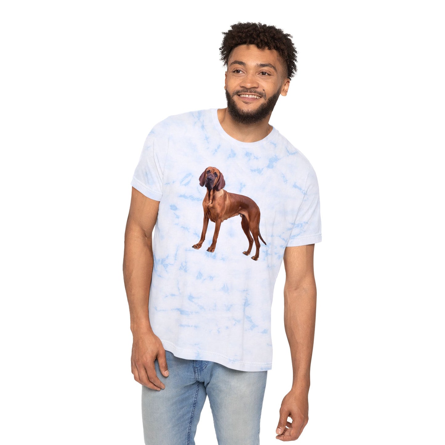 Bloodhound Unisex Fashion Tie-Dyed T-Shirt