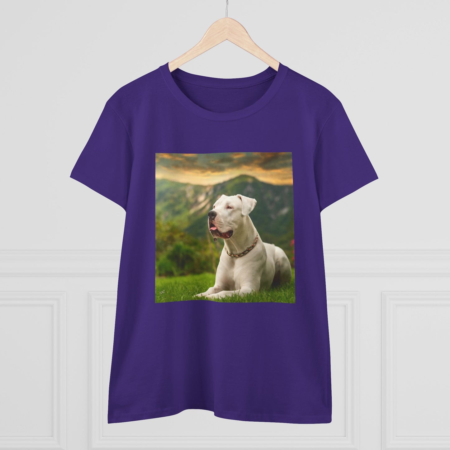 Dogo Argentino Women's Midweight Cotton Tee